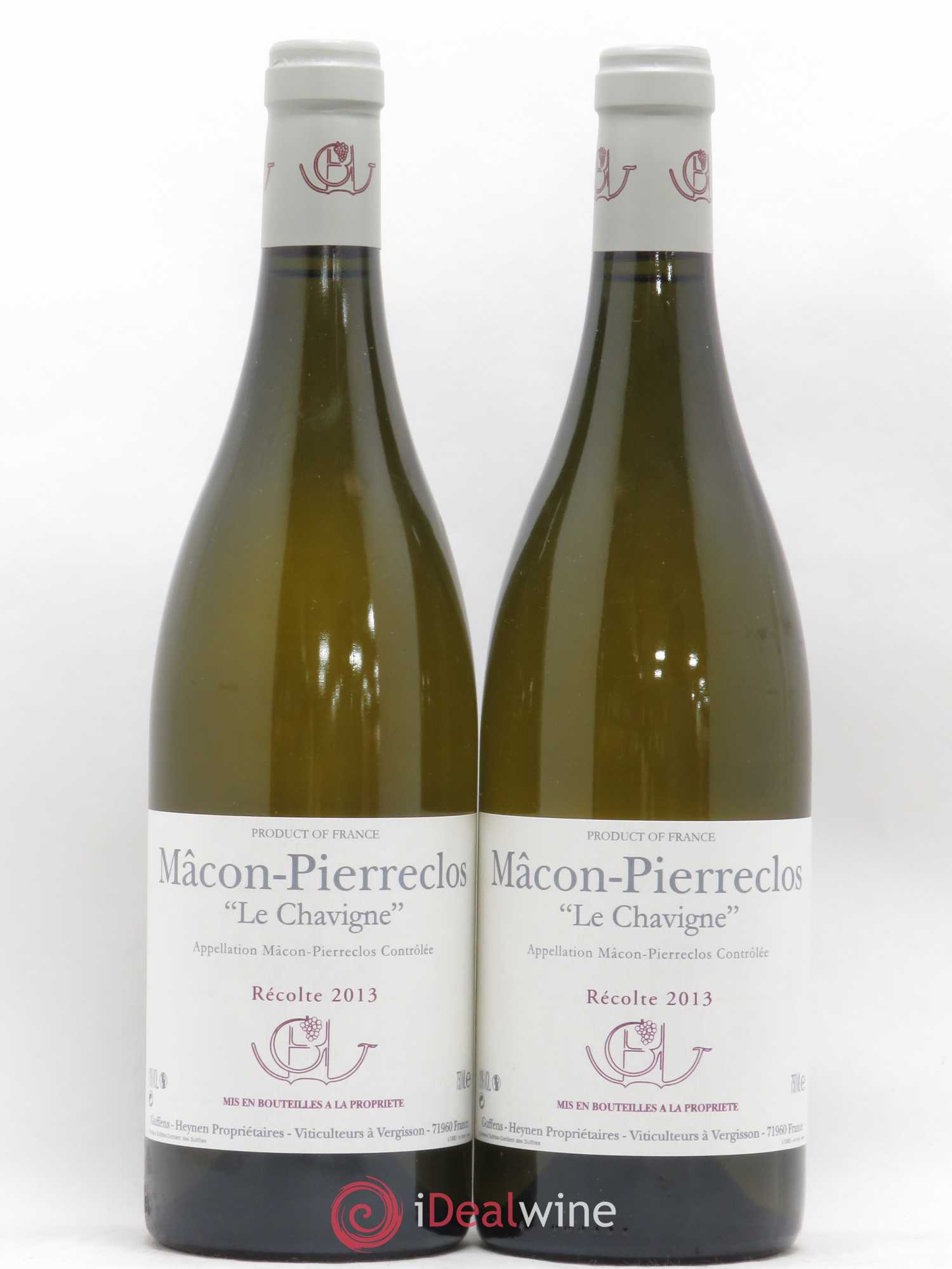 Mâcon-Pierreclos Le Chavigne Guffens-Heynen 2013 - Lot de 2 bouteilles - 0