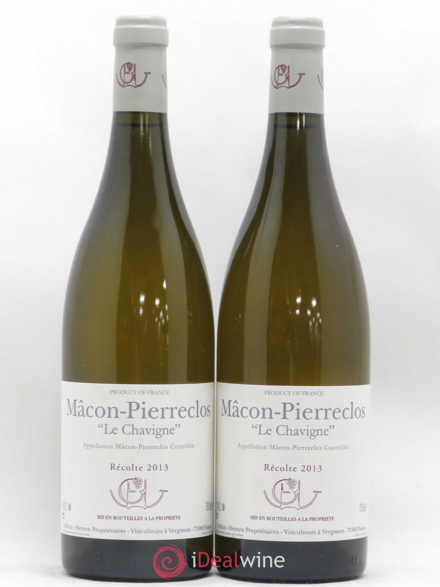 Mâcon-Pierreclos Le Chavigne Guffens-Heynen 2013 - Lot de 2 bouteilles - 0