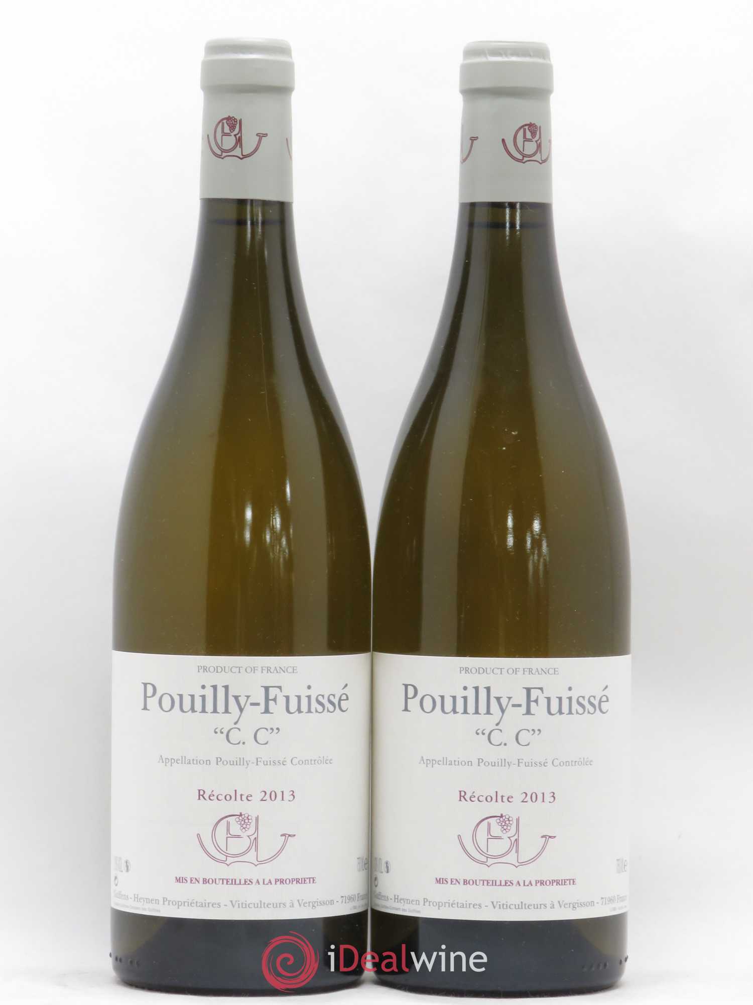 Pouilly-Fuissé C.C. Guffens-Heynen 2013 - Lot de 2 bouteilles - 0