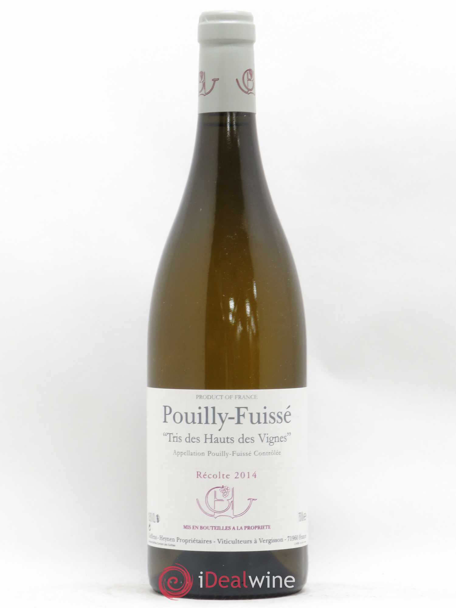 Pouilly-Fuissé Tris des Hauts des Vignes Guffens-Heynen 2014 - Lot de 1 bouteille - 0