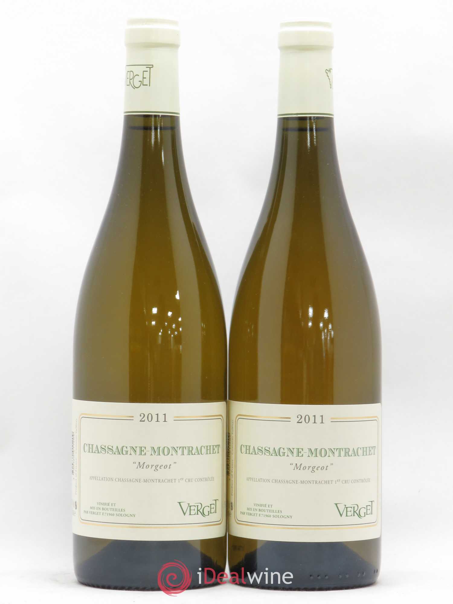 Chassagne-Montrachet 1er Cru Morgeot Verget 2011 - Posten von 2 Flaschen - 0