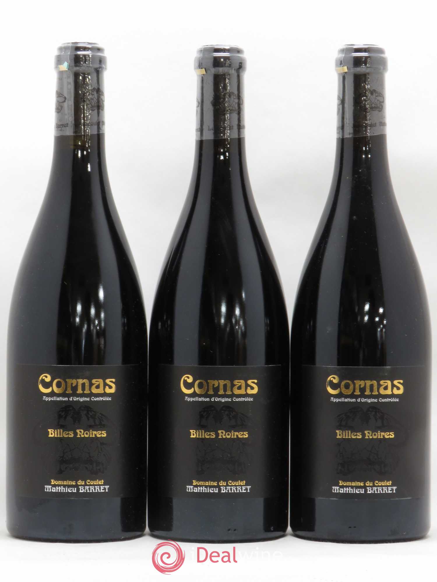 Cornas Billes Noires Coulet (Domaine du) - Matthieu Barret 2012 - Lot de 3 bouteilles - 0