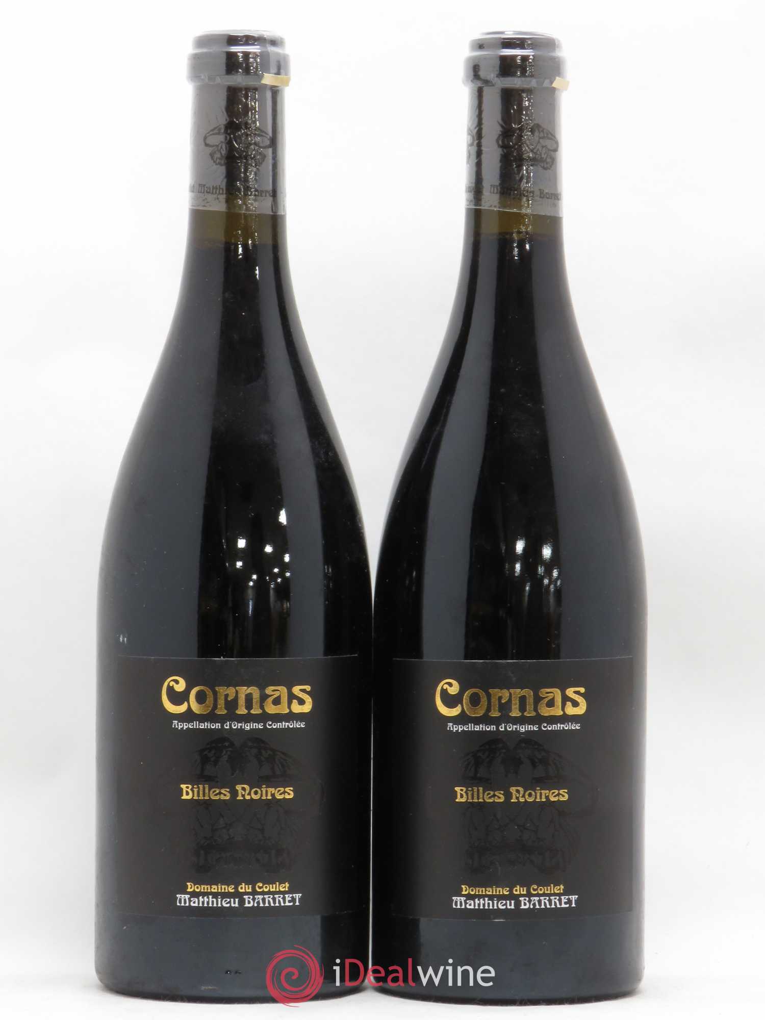 Cornas Billes Noires Coulet (Domaine du) - Matthieu Barret 2009 - Lot de 2 bouteilles - 0