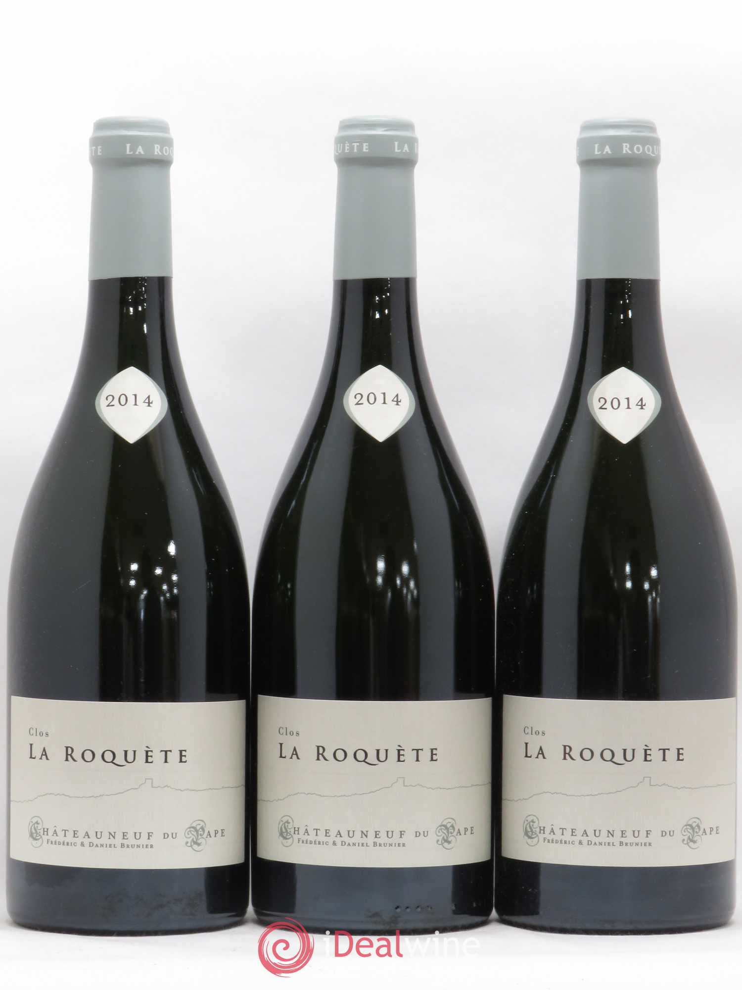Châteauneuf-du-Pape La Roquète - Anciennement La Roquette (Domaine de) Clos de La Roquète Vignobles Brunier 2014 - Lot de 3 bouteilles - 0