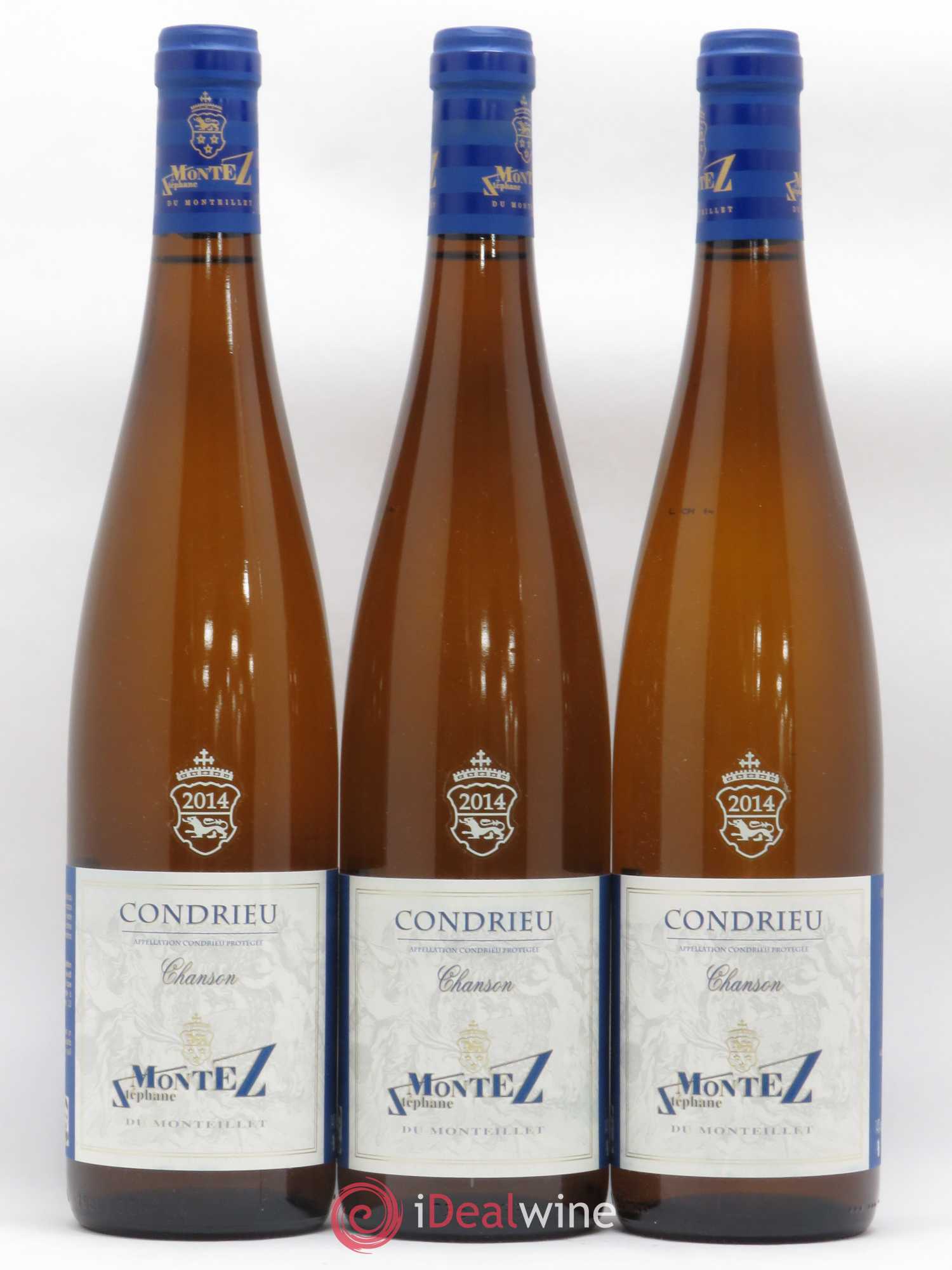 Condrieu Chanson Monteillet (Domaine du) - Stéphane Montez 2014 - Lot de 3 bouteilles - 0
