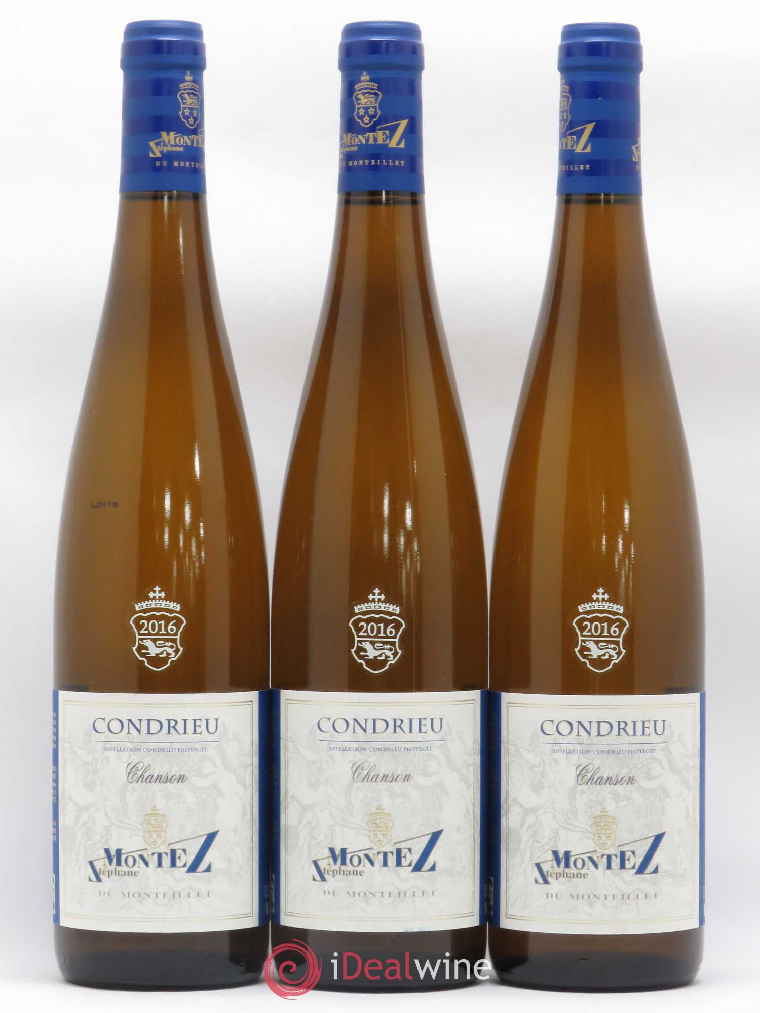 Condrieu Chanson Monteillet (Domaine du) - Stéphane Montez 2016 - Lot de 3 bouteilles - 0
