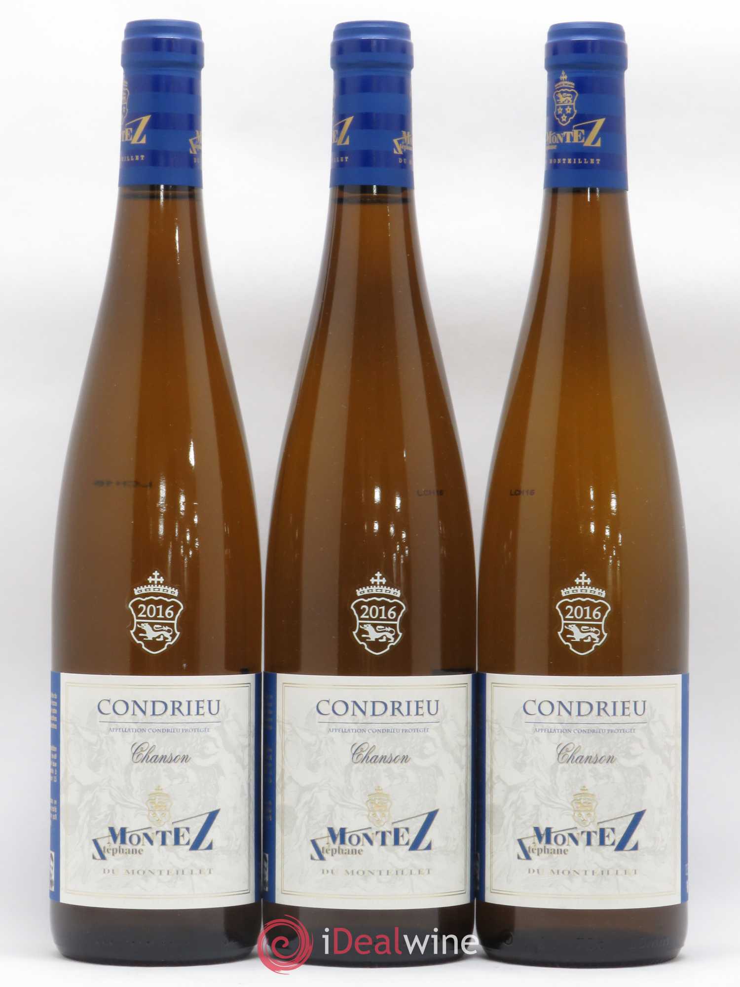 Condrieu Chanson Monteillet (Domaine du) - Stéphane Montez 2016 - Lot de 3 bouteilles - 0