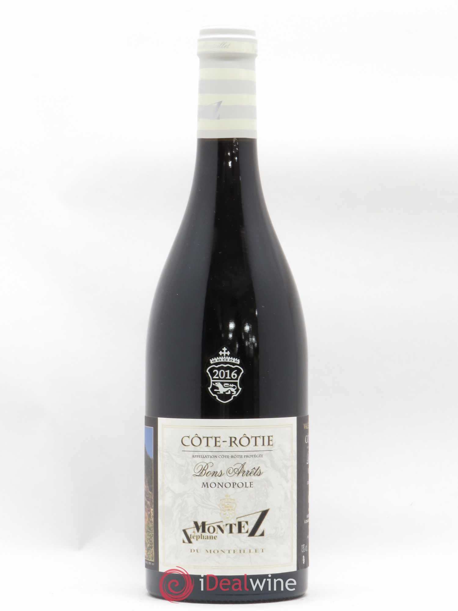 Côte-Rôtie Vignobles du Monteillet Montez Bons Arrêts 2016 - Posten von 1 Flasche - 0