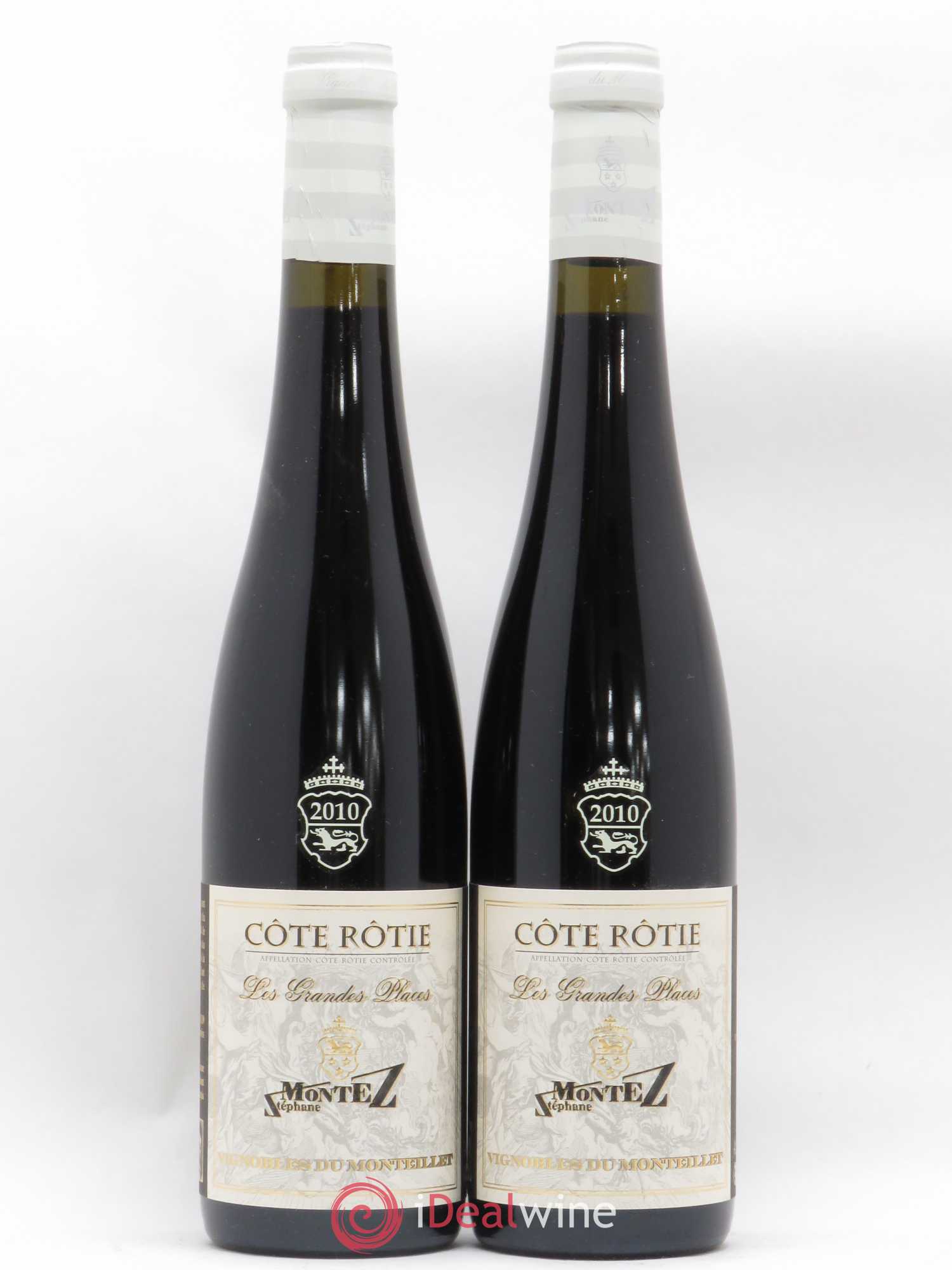 Côte-Rôtie Les Grandes Places Monteillet (Domaine du) - Stéphane Montez 2010 - Lot de 2 bouteilles - 0