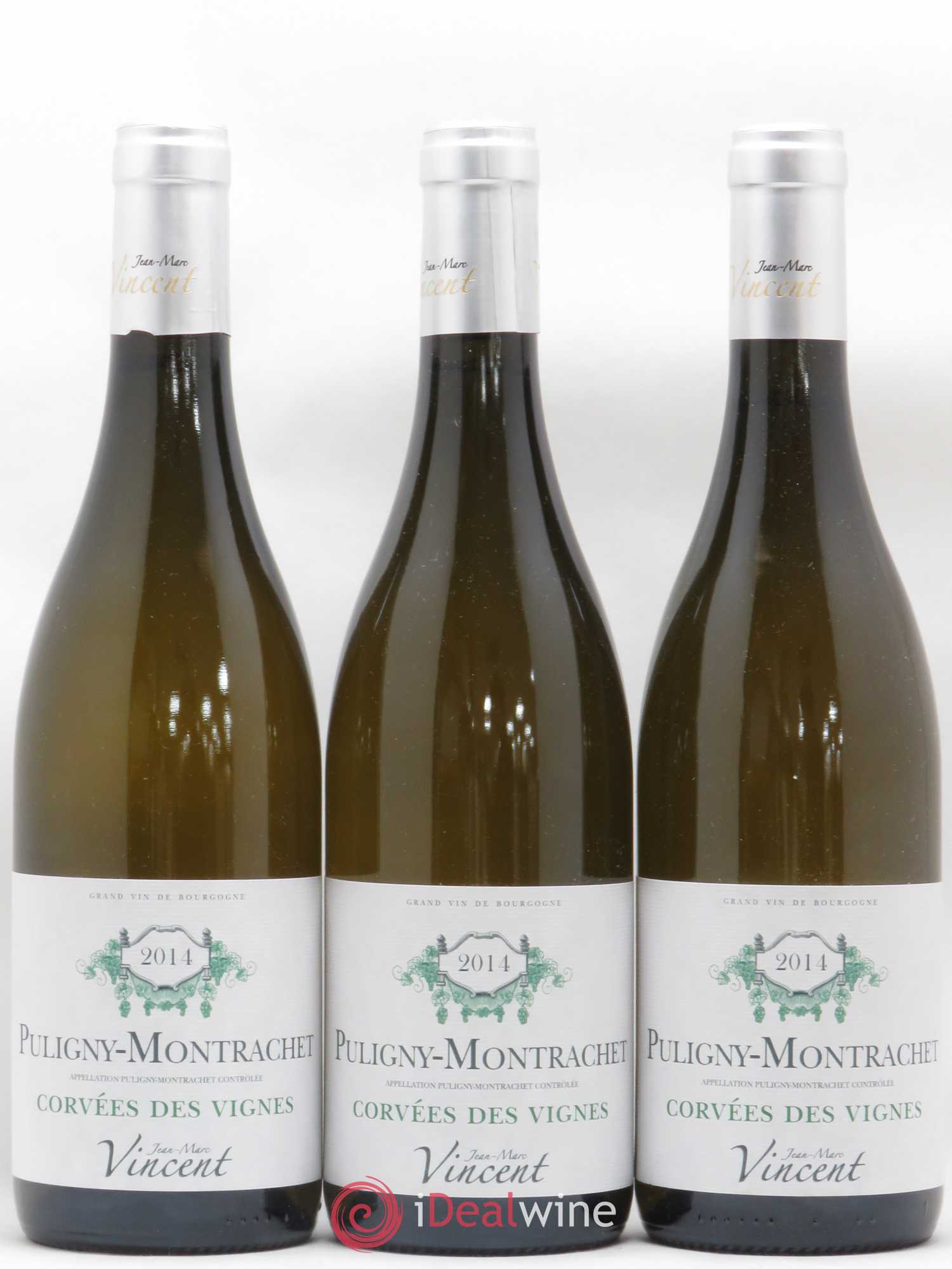 Puligny-Montrachet Corvées des Vignes Jean-Marc Vincent (Domaine) 2014 - Lot de 3 bouteilles - 0