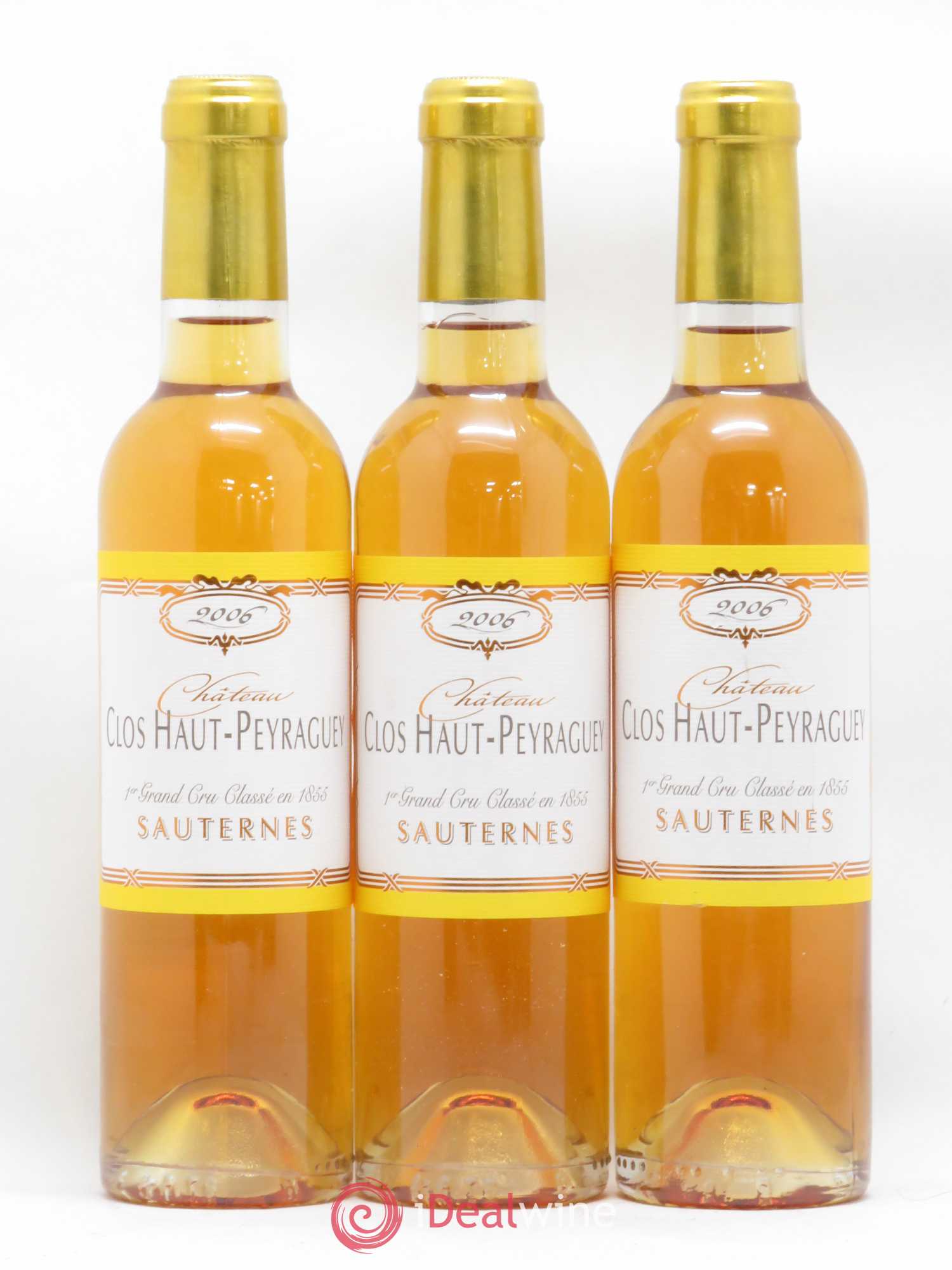Clos Haut-Peyraguey 1er Grand Cru Classé 2006 - Posten von 6 Demi-Flaschen - 1
