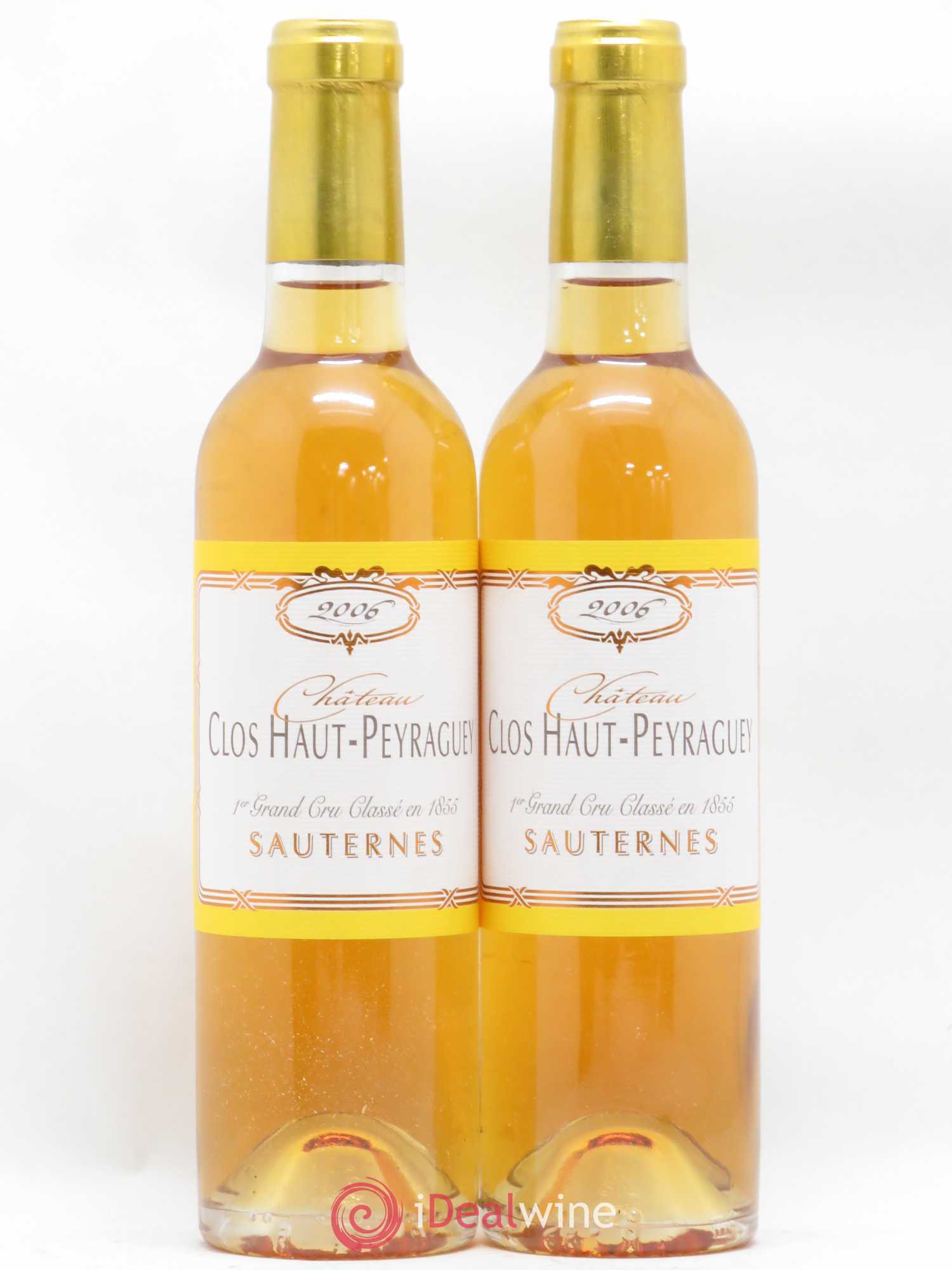 Clos Haut-Peyraguey 1er Grand Cru Classé 2006 - Posten von 2 Demi-Flaschen - 0