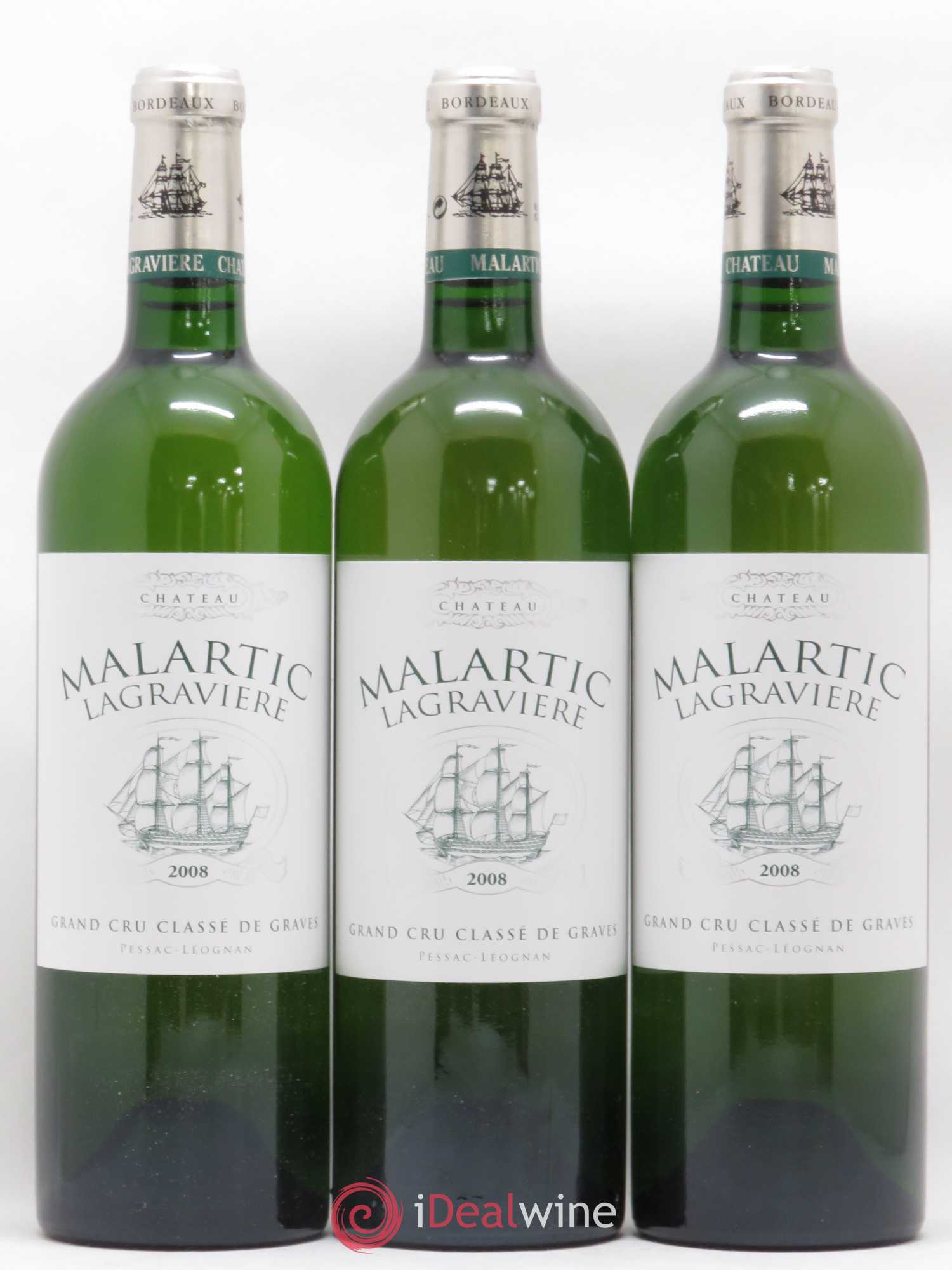 Château Malartic-Lagravière Cru Classé de Graves 2008 - Lot de 12 bouteilles - 2