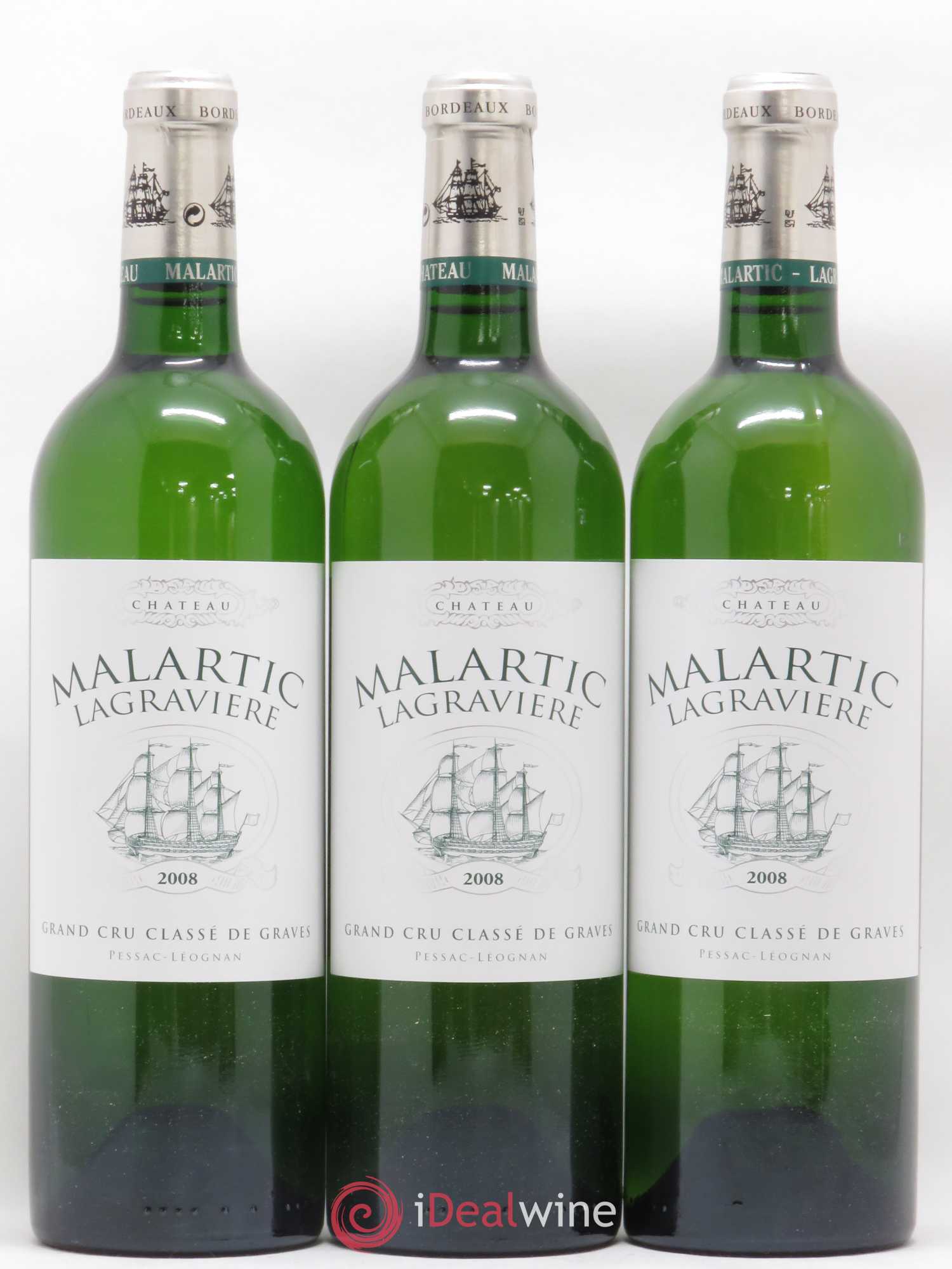 Château Malartic-Lagravière Cru Classé de Graves 2008 - Lot de 12 bouteilles - 4