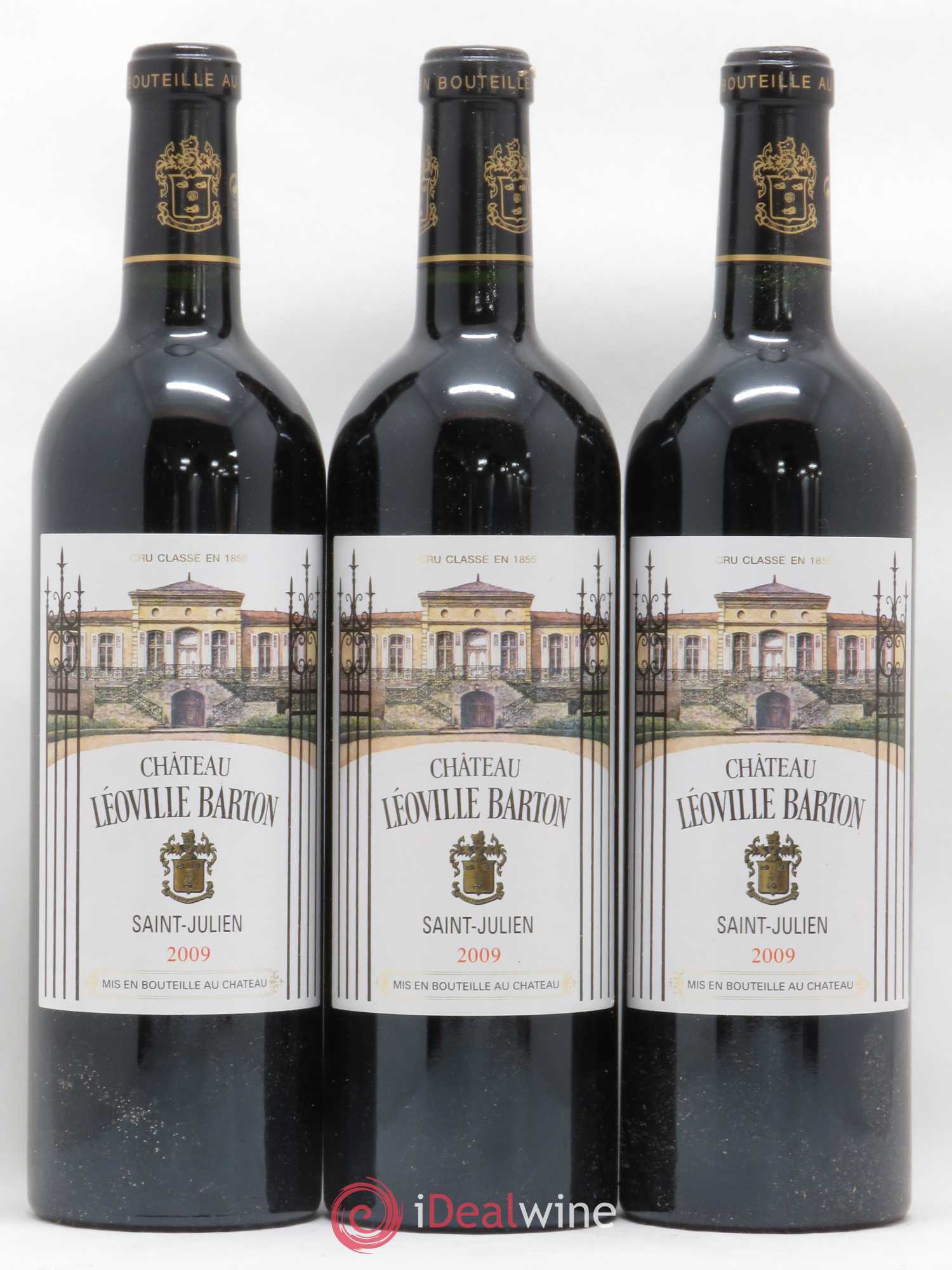 Château Léoville Barton 2ème Grand Cru Classé 2009 - Lot de 3 bouteilles - 0