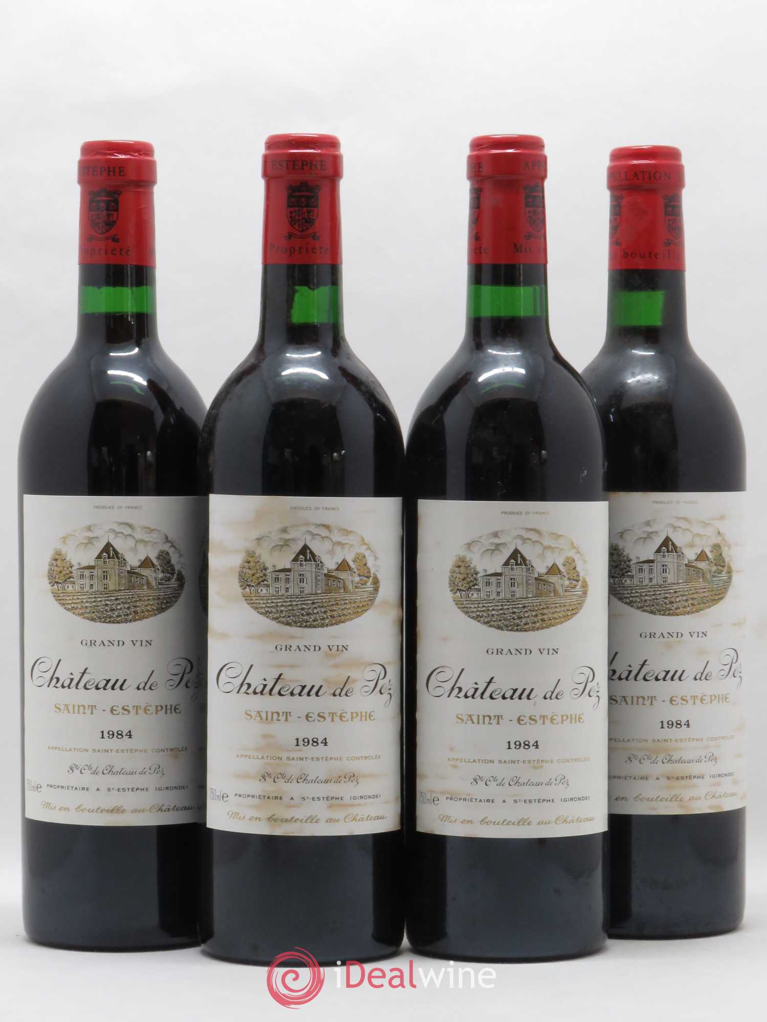 Château de Pez 1984 - Lot de 4 bouteilles - 0