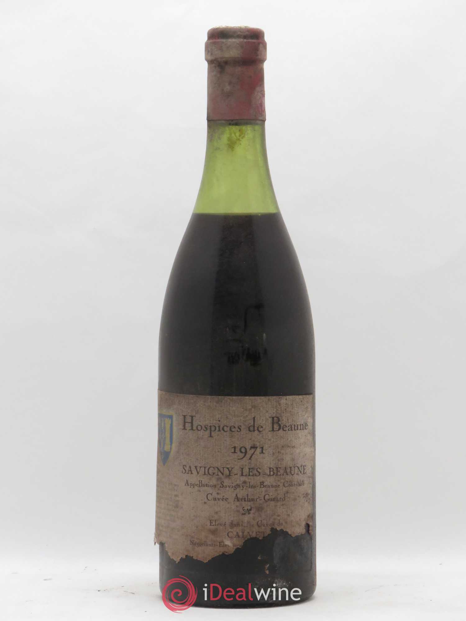 Savigny-lès-Beaune Hospices de Beaune Cuvee Arthur Girard Calvet 1971 - Posten von 1 Flasche - 0