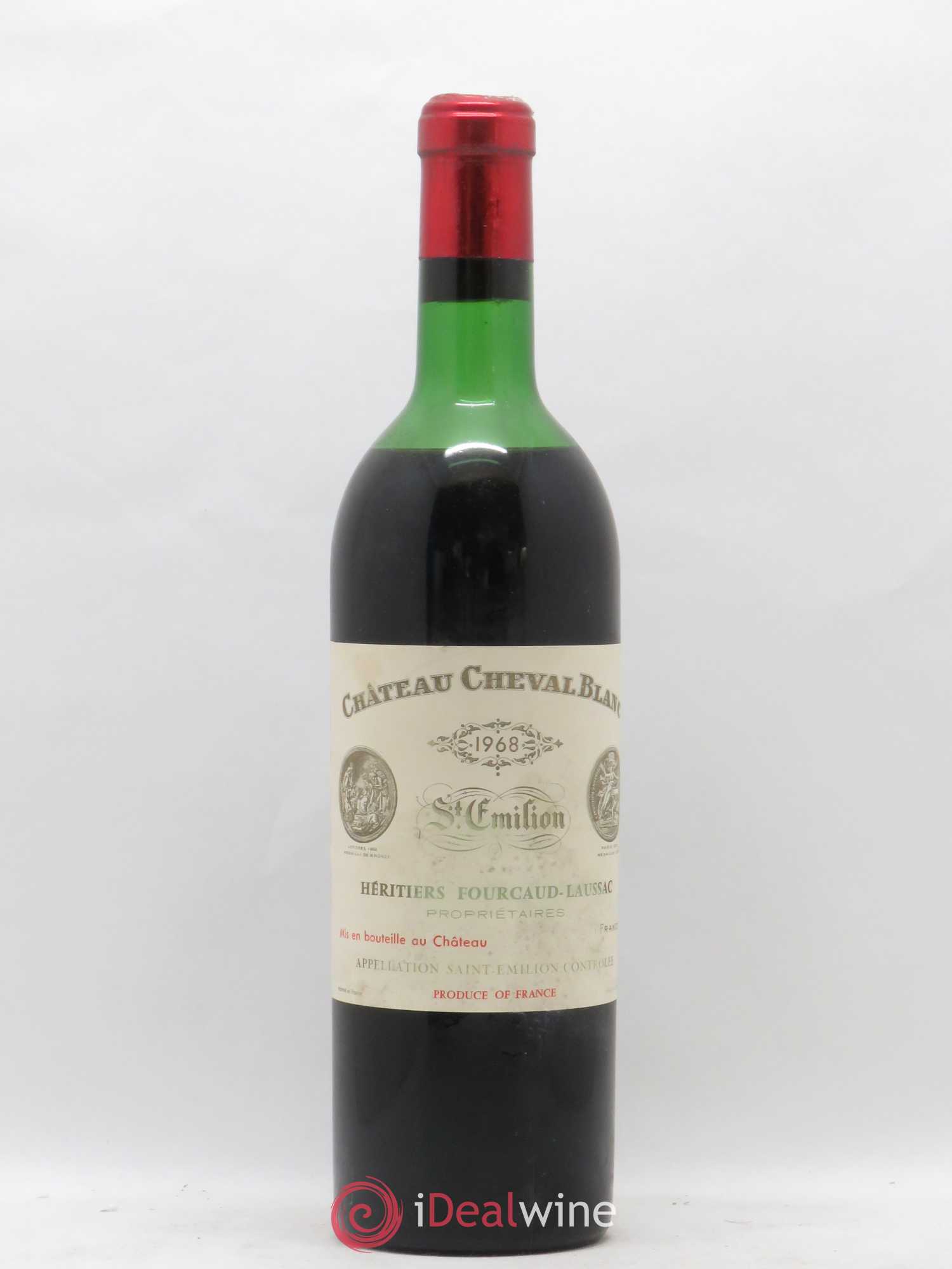 Château Cheval Blanc 1er Grand Cru Classé A 1968 - Lot de 1 bouteille - 0