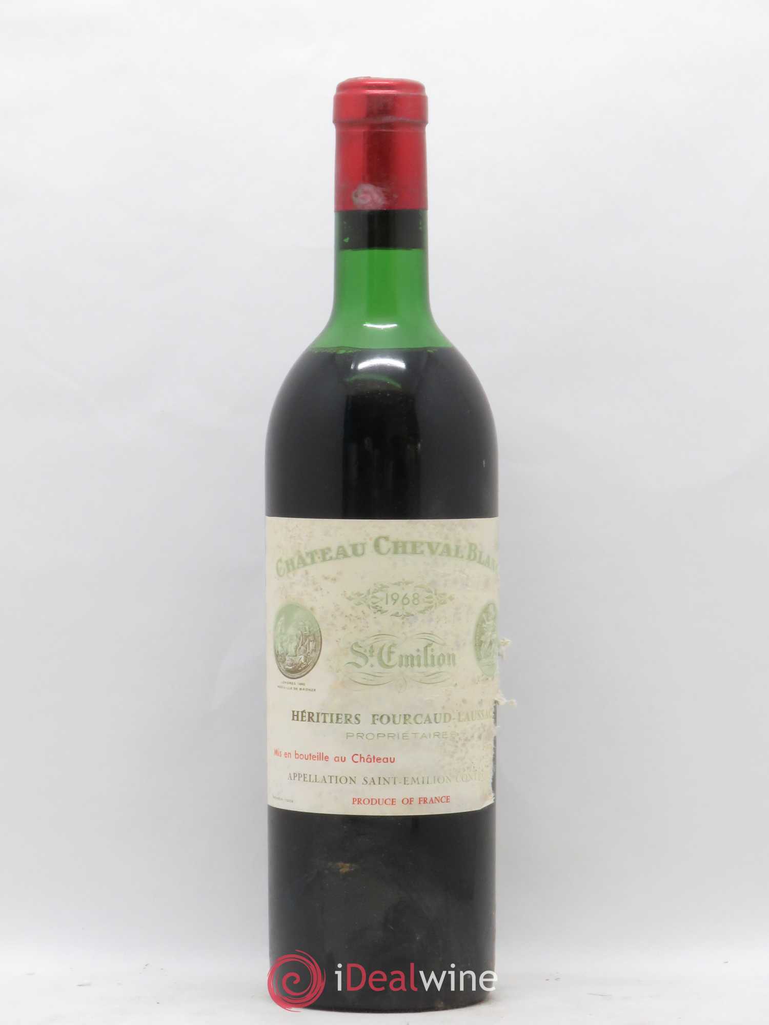 Château Cheval Blanc 1er Grand Cru Classé A 1968 - Lot de 1 bouteille - 0