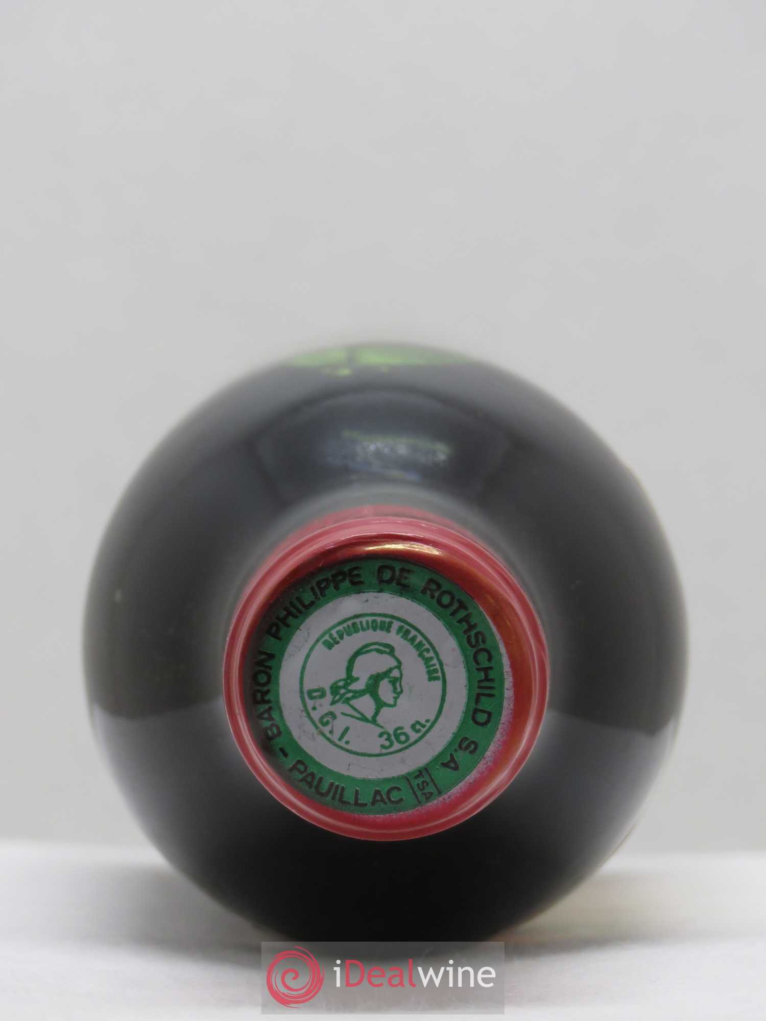 Château Mouton Rothschild 1er Grand Cru Classé 1975 - Lot de 3 demi bouteilles - 1