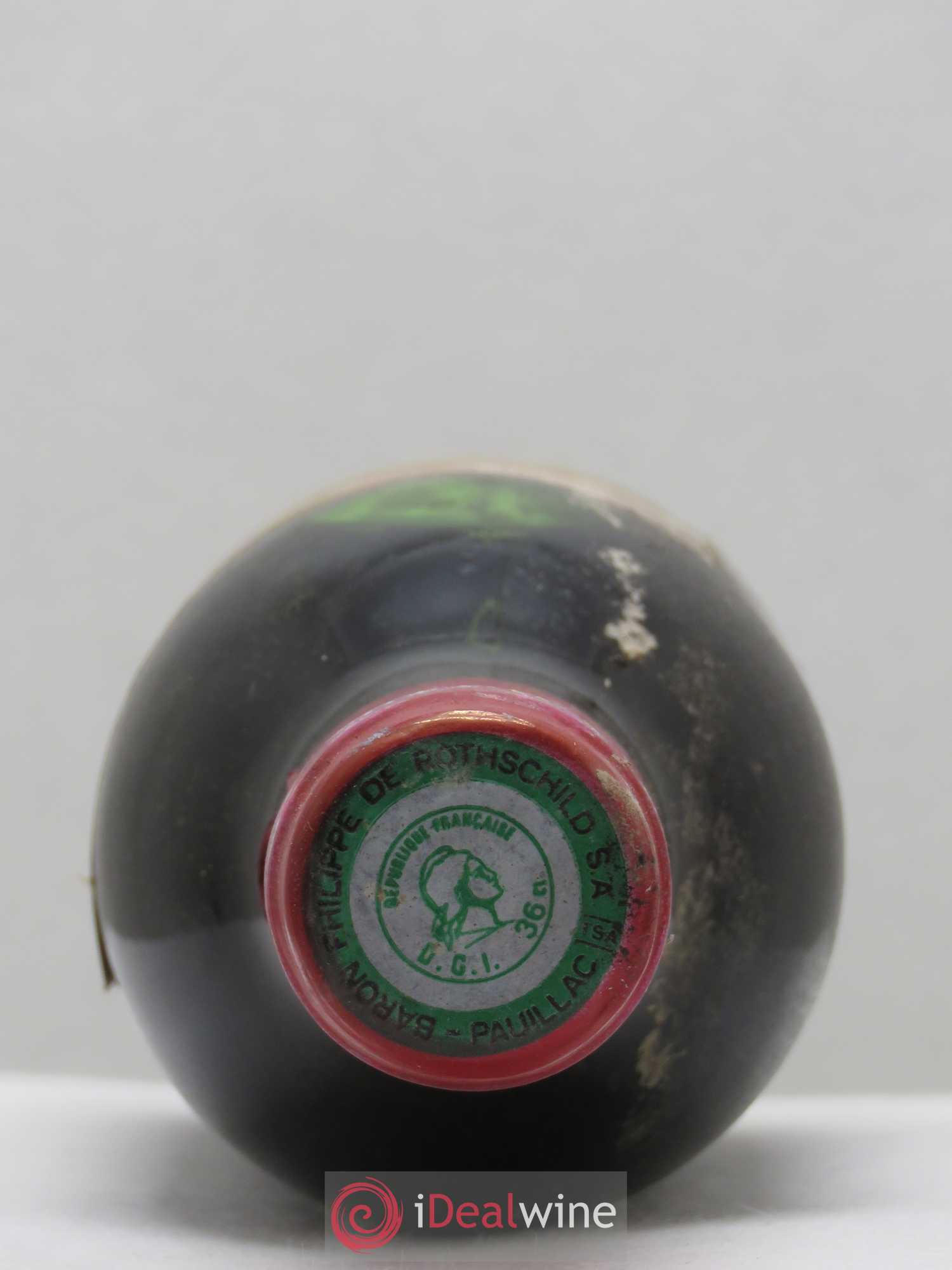 Château Mouton Rothschild 1er Grand Cru Classé 1975 - Lot de 6 demi bouteilles - 3