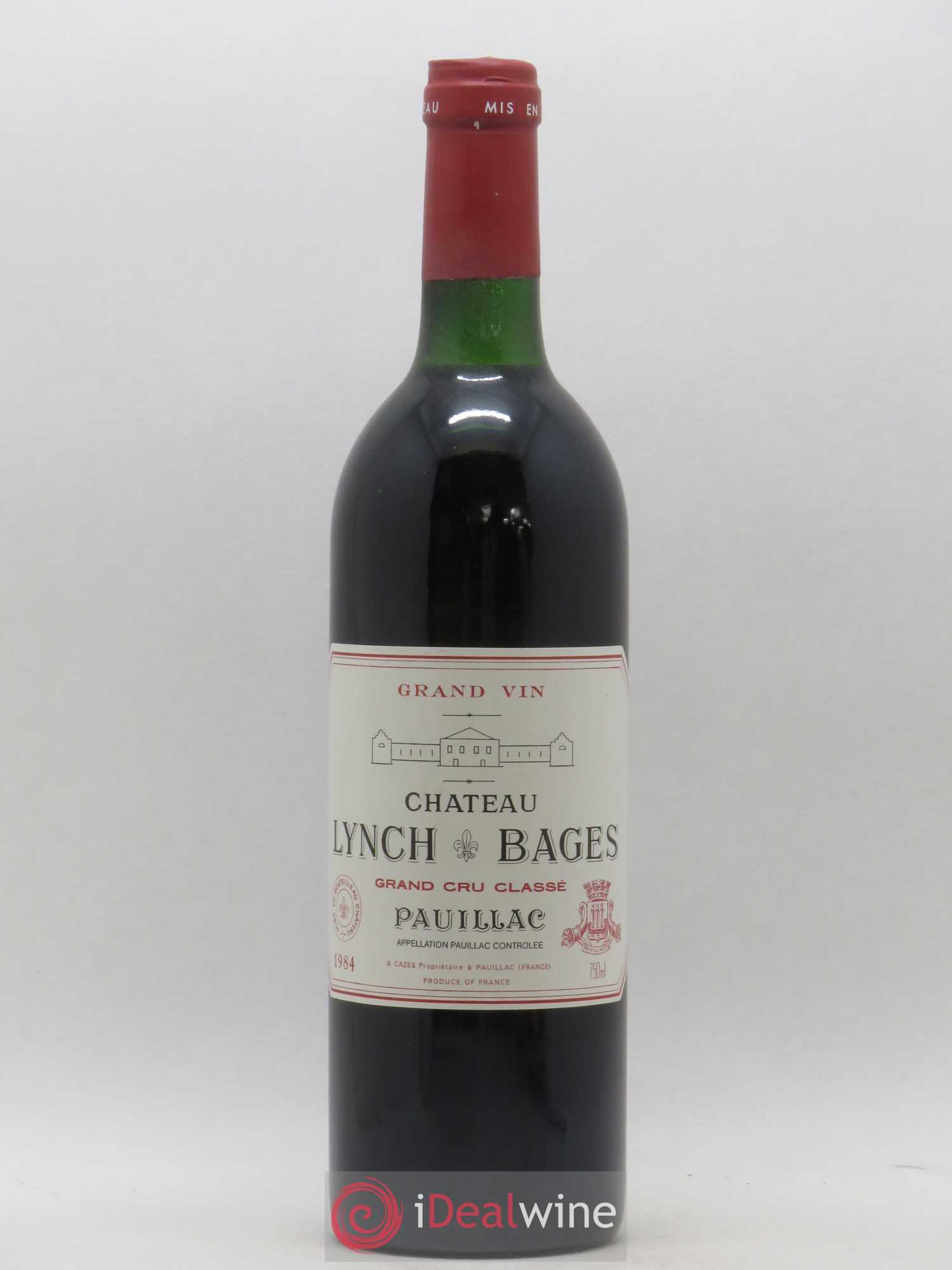 Château Lynch Bages 5ème Grand Cru Classé 1984 - Lot de 1 bouteille - 0