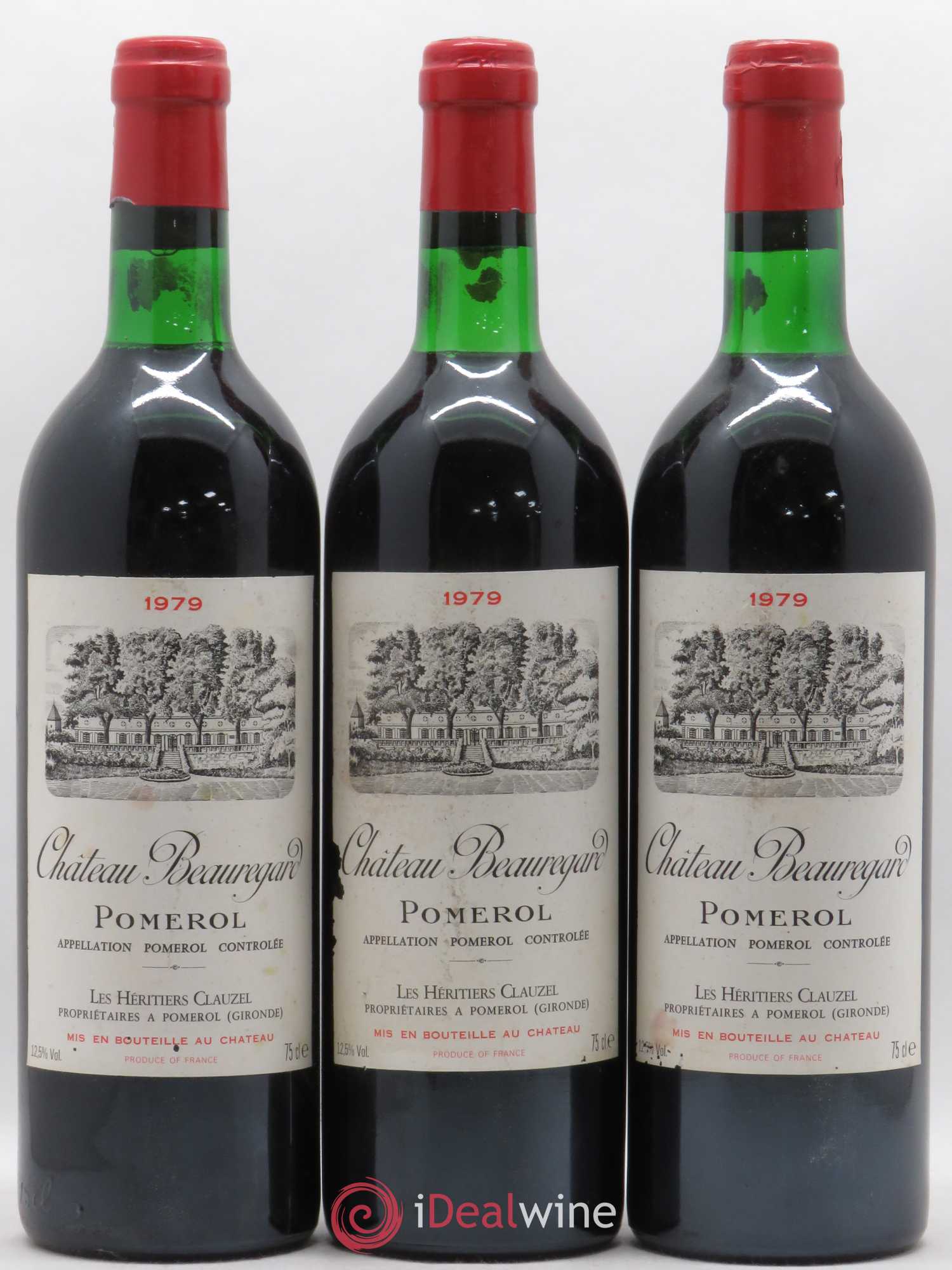 Château Beauregard 1979 - Lot de 3 bouteilles - 0