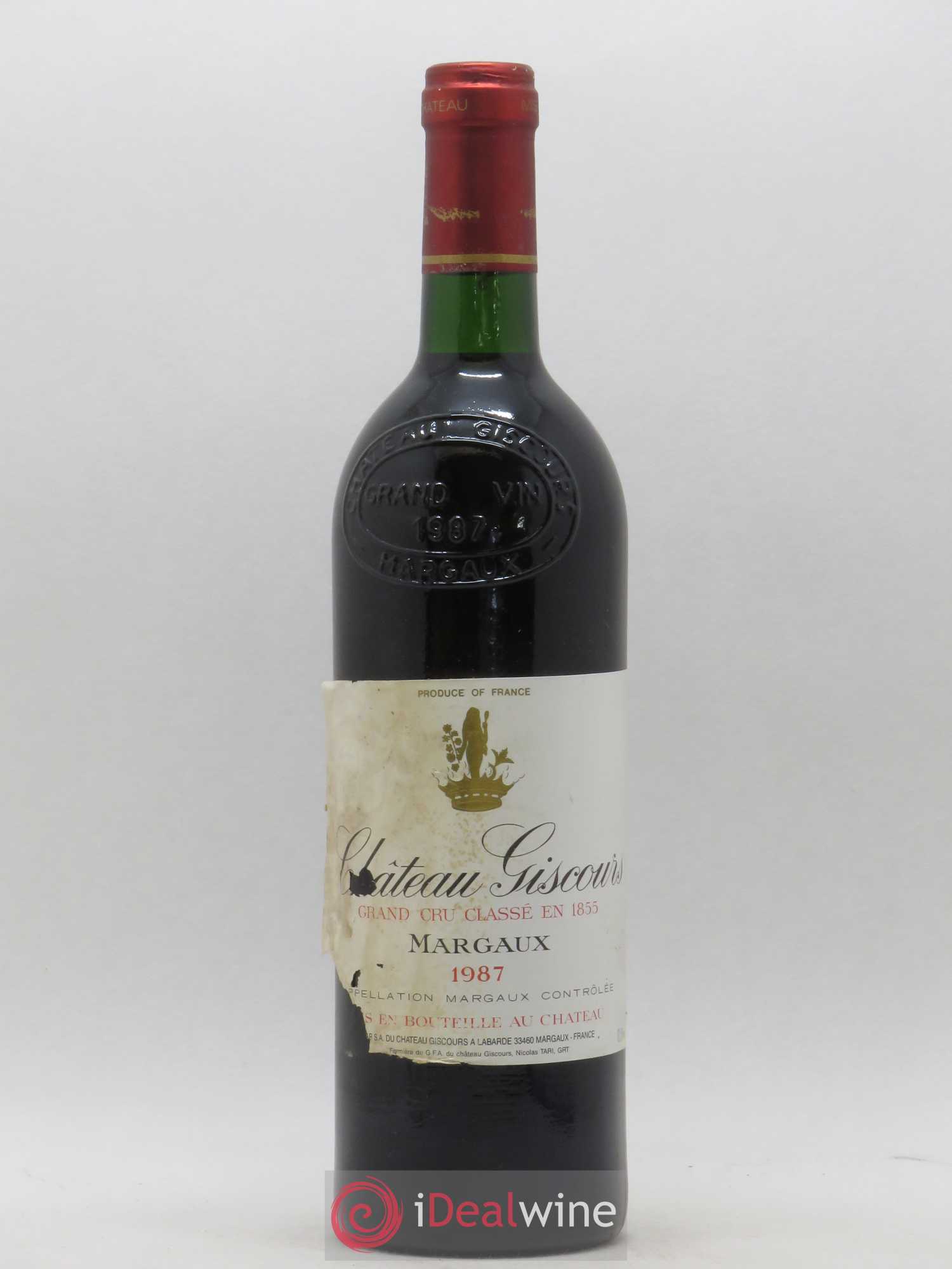 Château Giscours 3ème Grand Cru Classé 1987 - Lot de 1 bouteille - 0