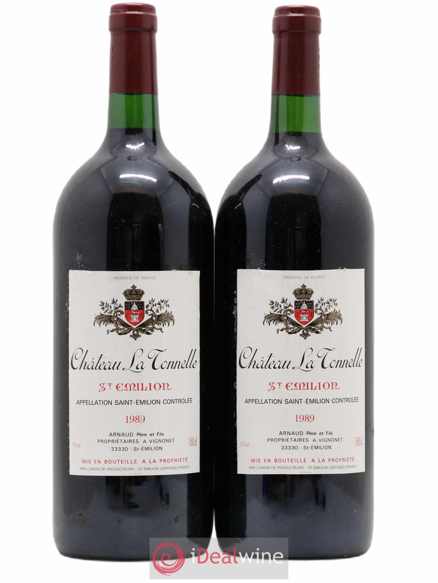 Saint-Émilion Château La Tonnelle 1989 - Posten von 2 Magnum - 0