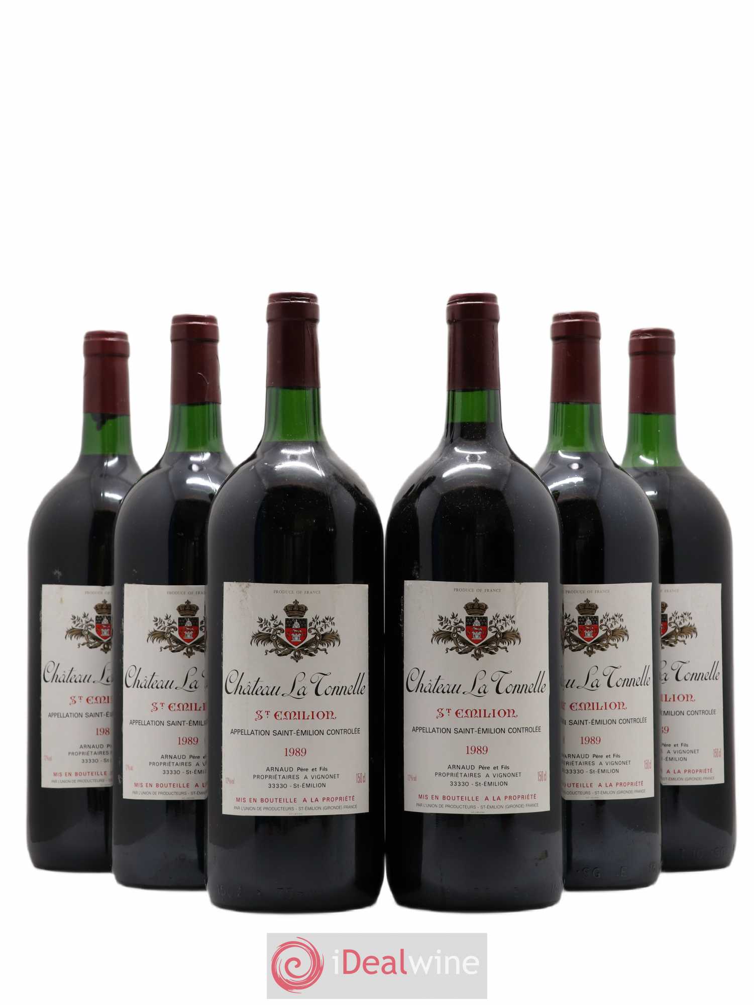 Saint-Émilion Château La Tonnelle 1989 - Posten von 6 Magnum - 0