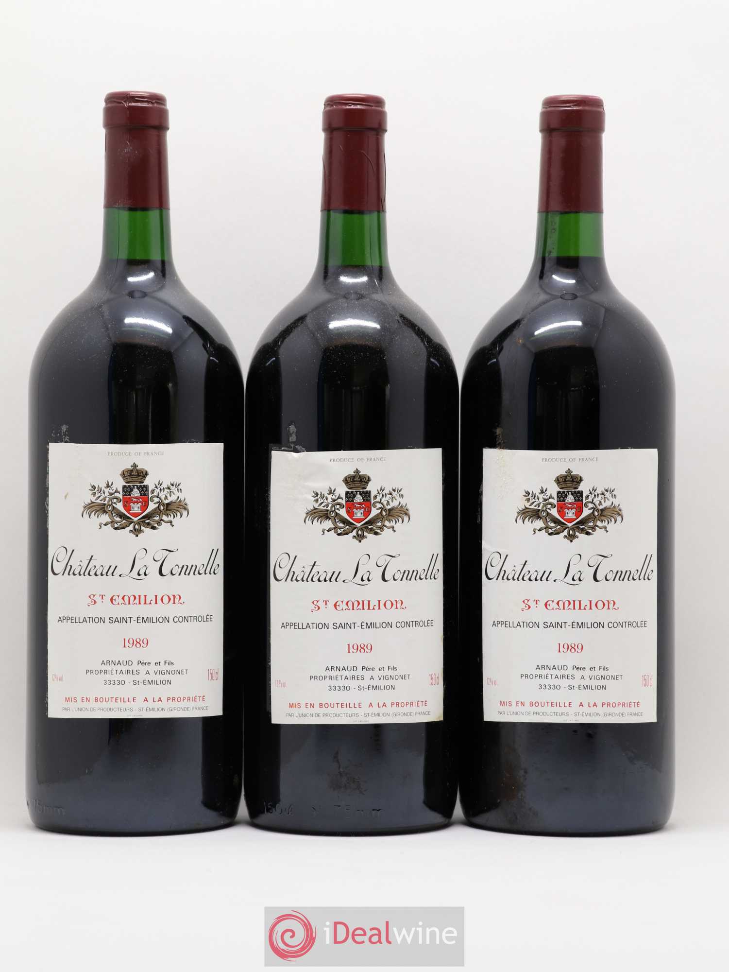 Saint-Émilion Château La Tonnelle 1989 - Posten von 6 Magnum - 1