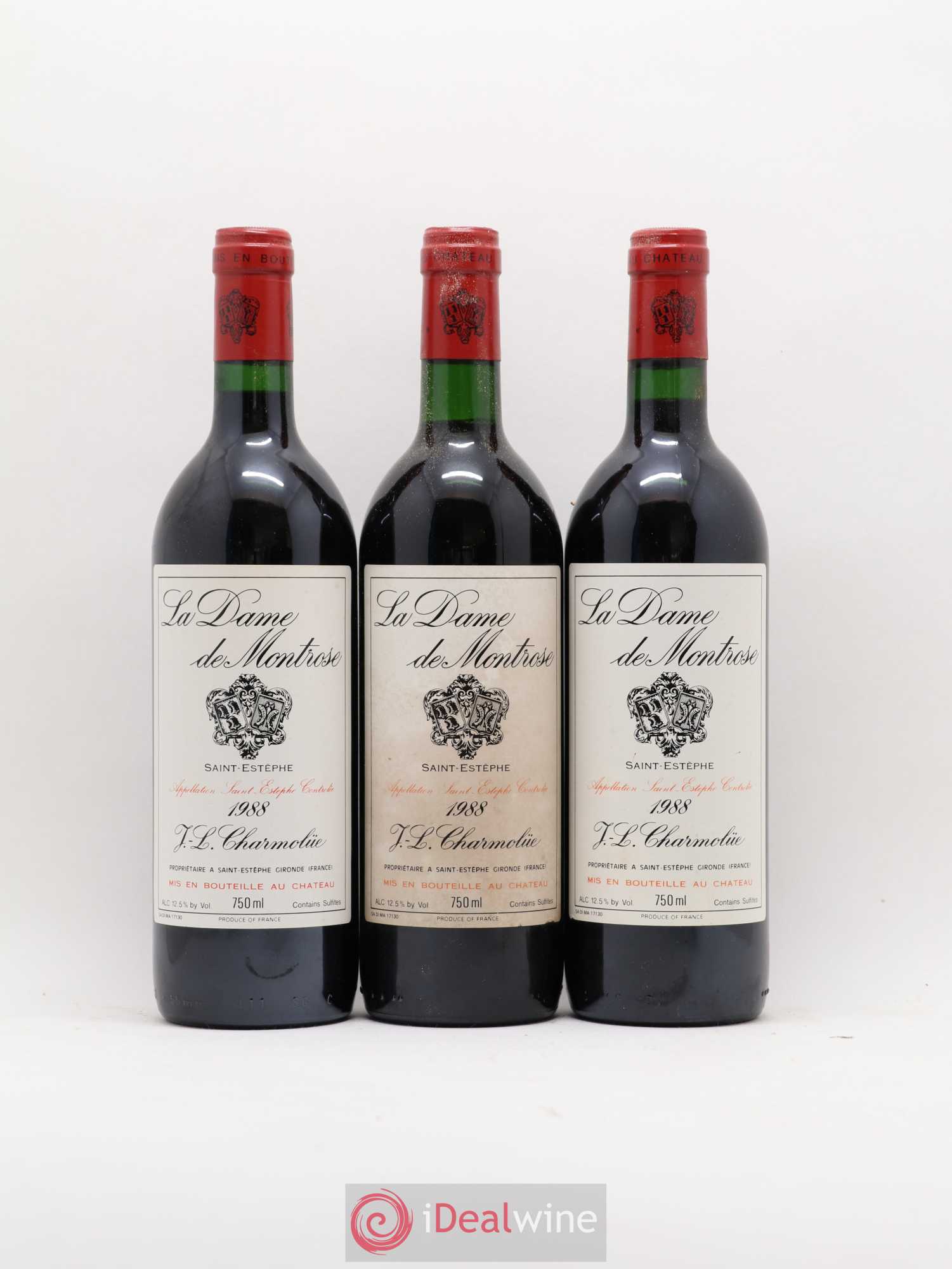 La Dame de Montrose Second Vin 1988 - Lot de 12 bouteilles - 2