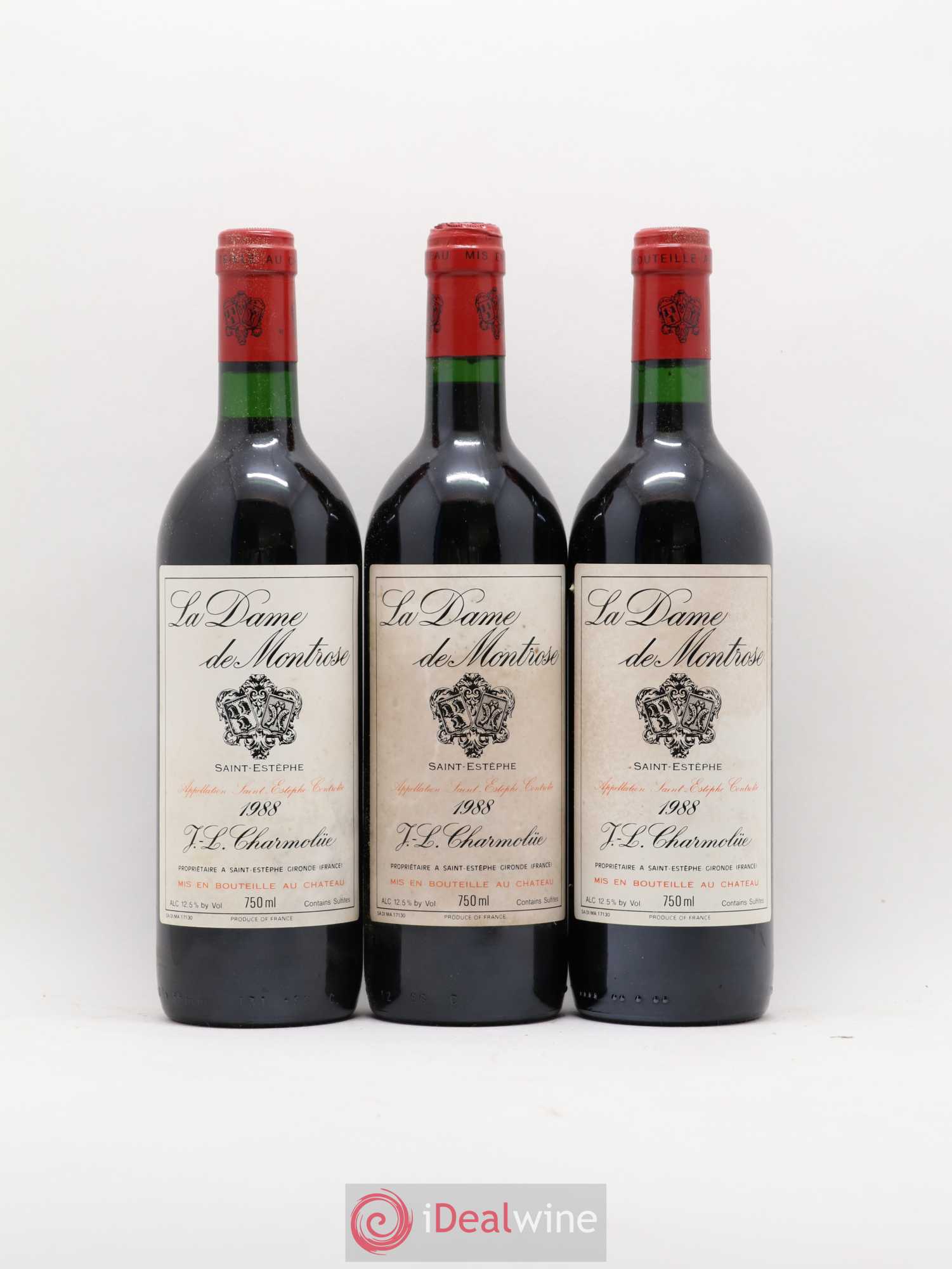La Dame de Montrose Second Vin 1988 - Lot de 12 bouteilles - 3