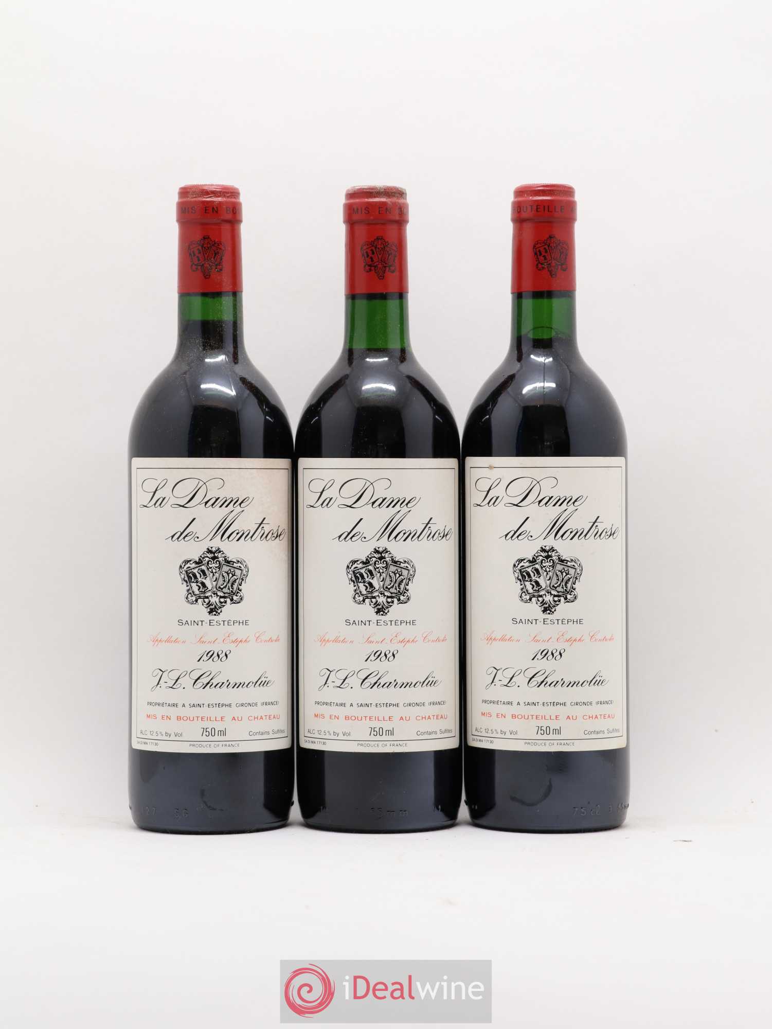 La Dame de Montrose Second Vin 1988 - Lot de 12 bouteilles - 4