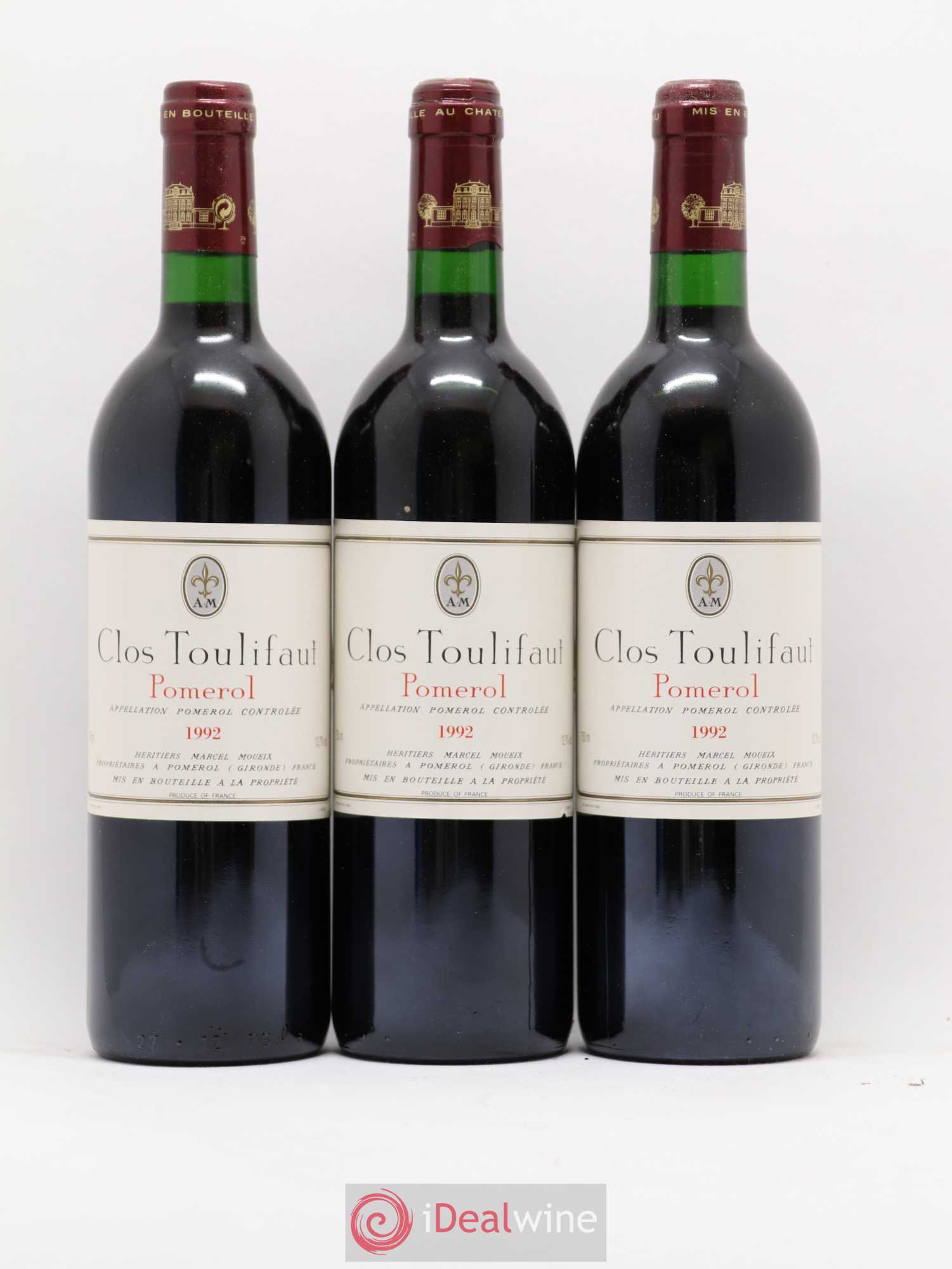Pomerol Clos Toulifaut 1992 - Posten von 12 Flaschen - 4