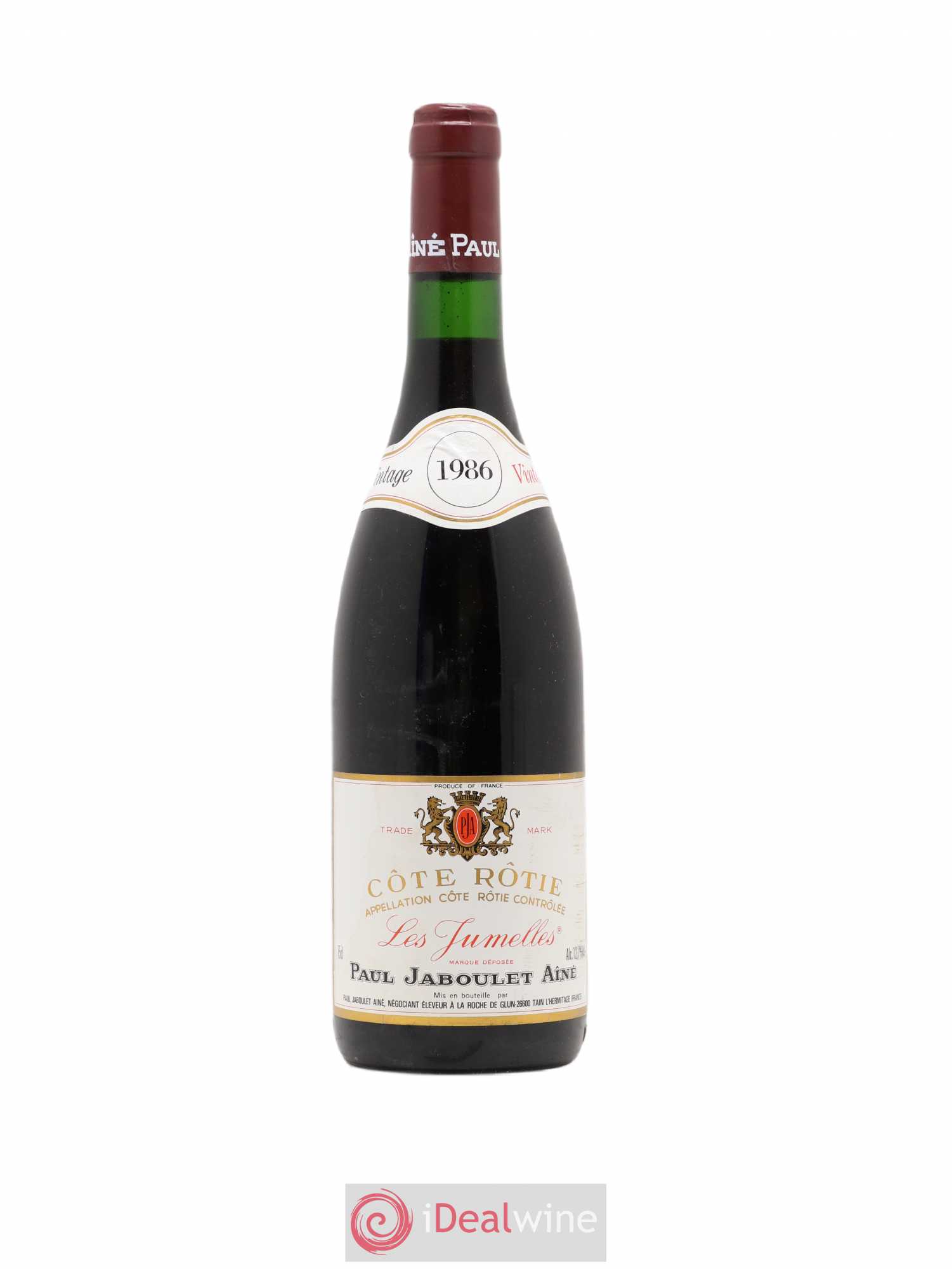 Côte-Rôtie Les Jumelles Paul Jaboulet Ainé 1986 - Lot de 1 bouteille - 0