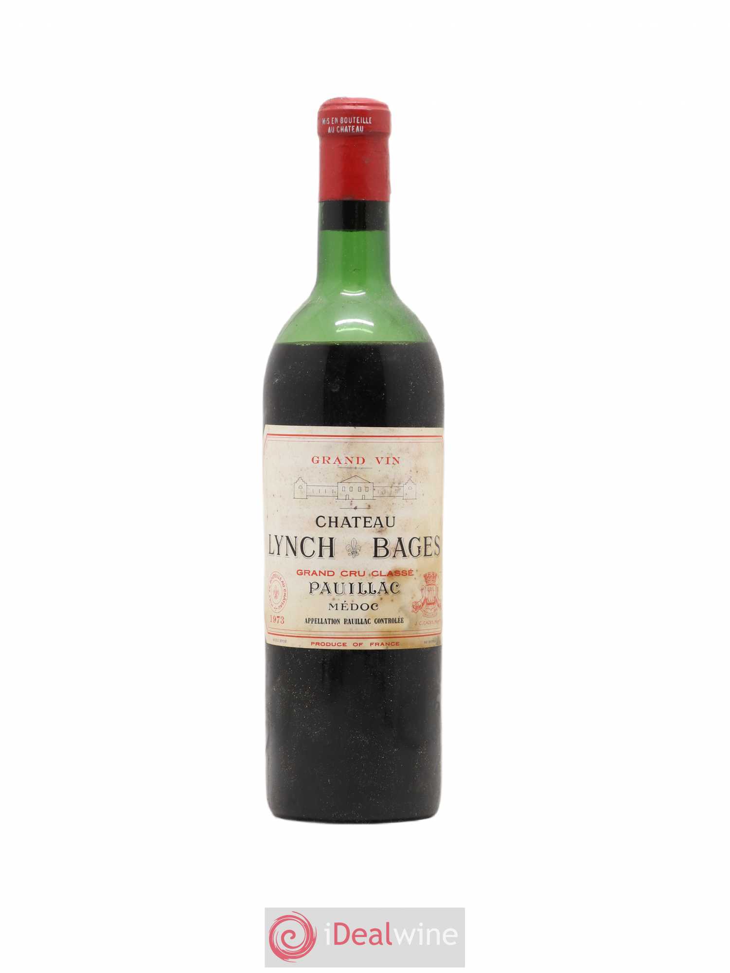 Château Lynch Bages 5ème Grand Cru Classé 1973 - Lot de 1 bouteille - 0