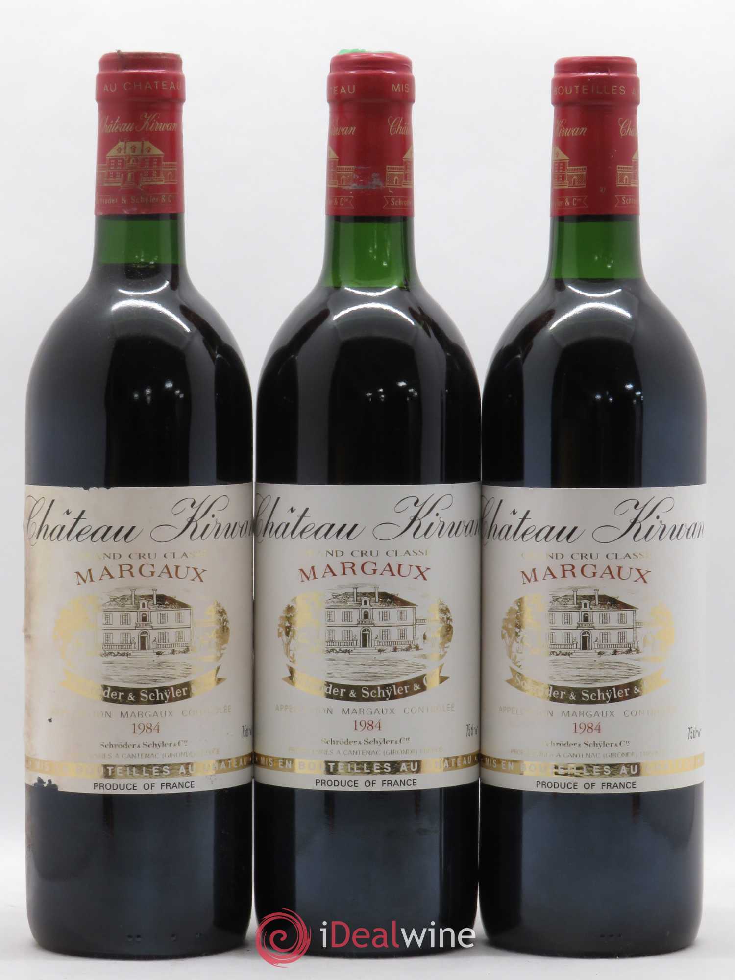 Château Kirwan 3ème Grand Cru Classé 1984 - Lot de 6 bouteilles - 2