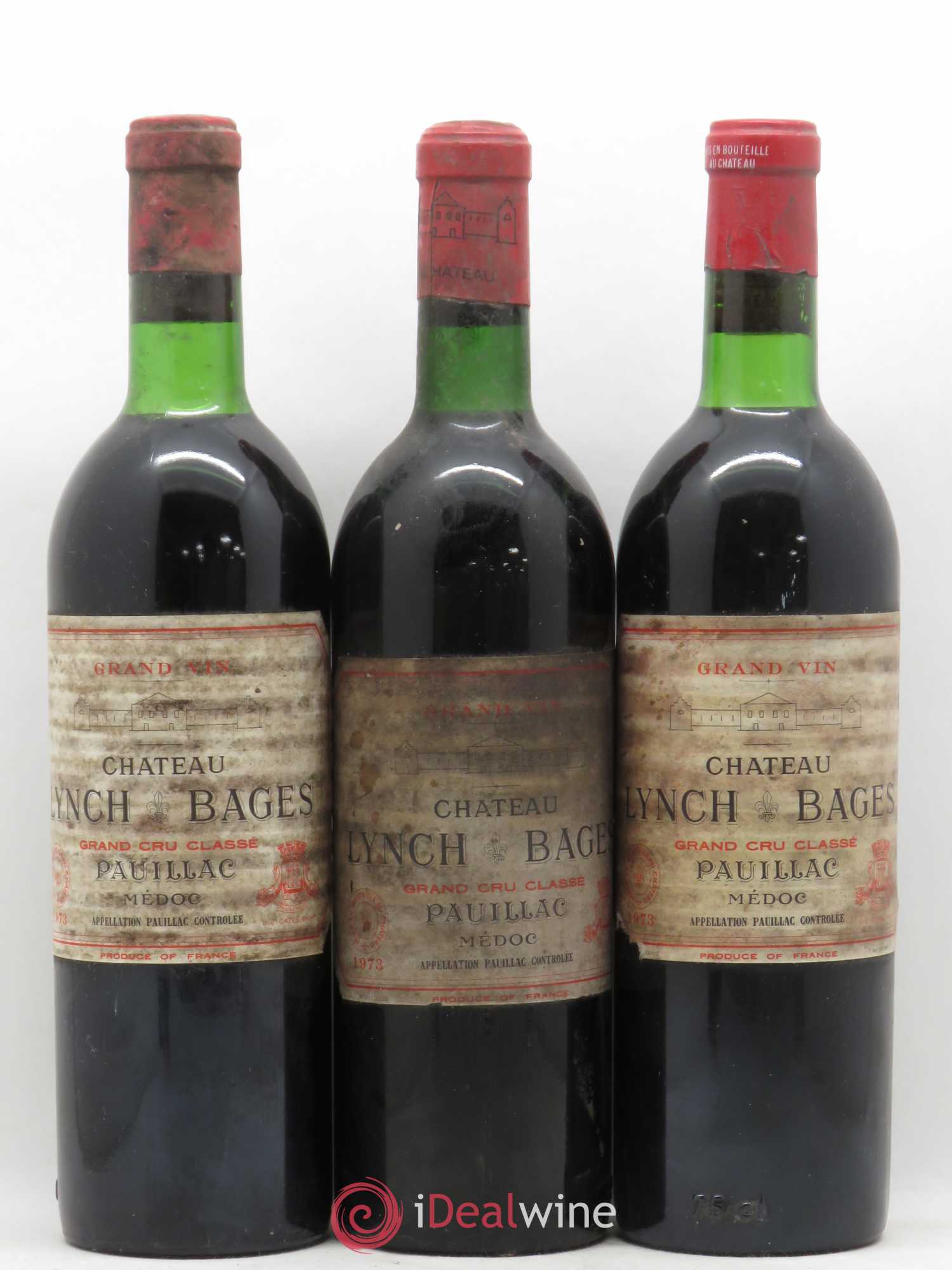 Château Lynch Bages 5ème Grand Cru Classé 1973 - Lot de 6 bouteilles - 1