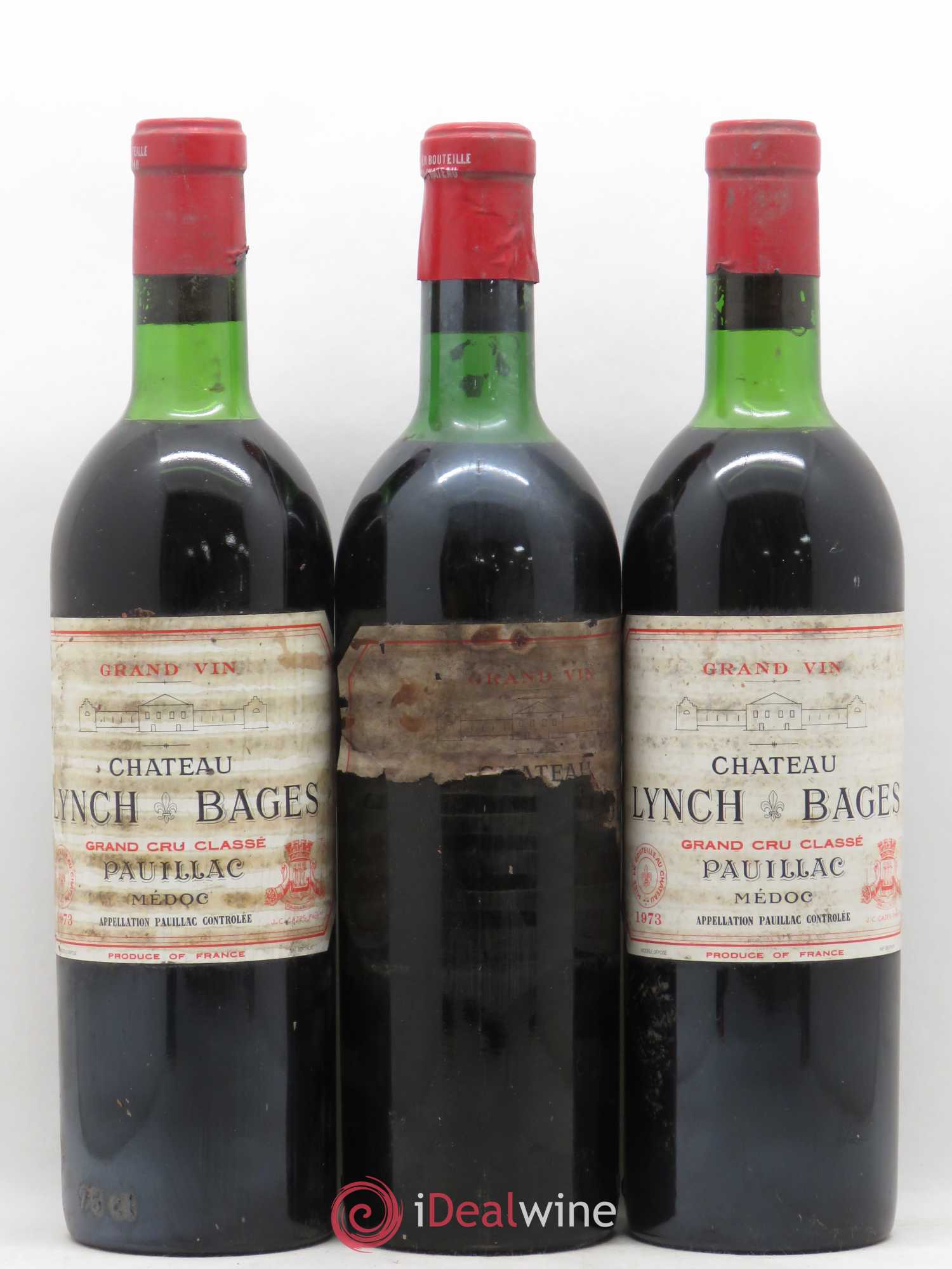 Château Lynch Bages 5ème Grand Cru Classé 1973 - Lot de 6 bouteilles - 2