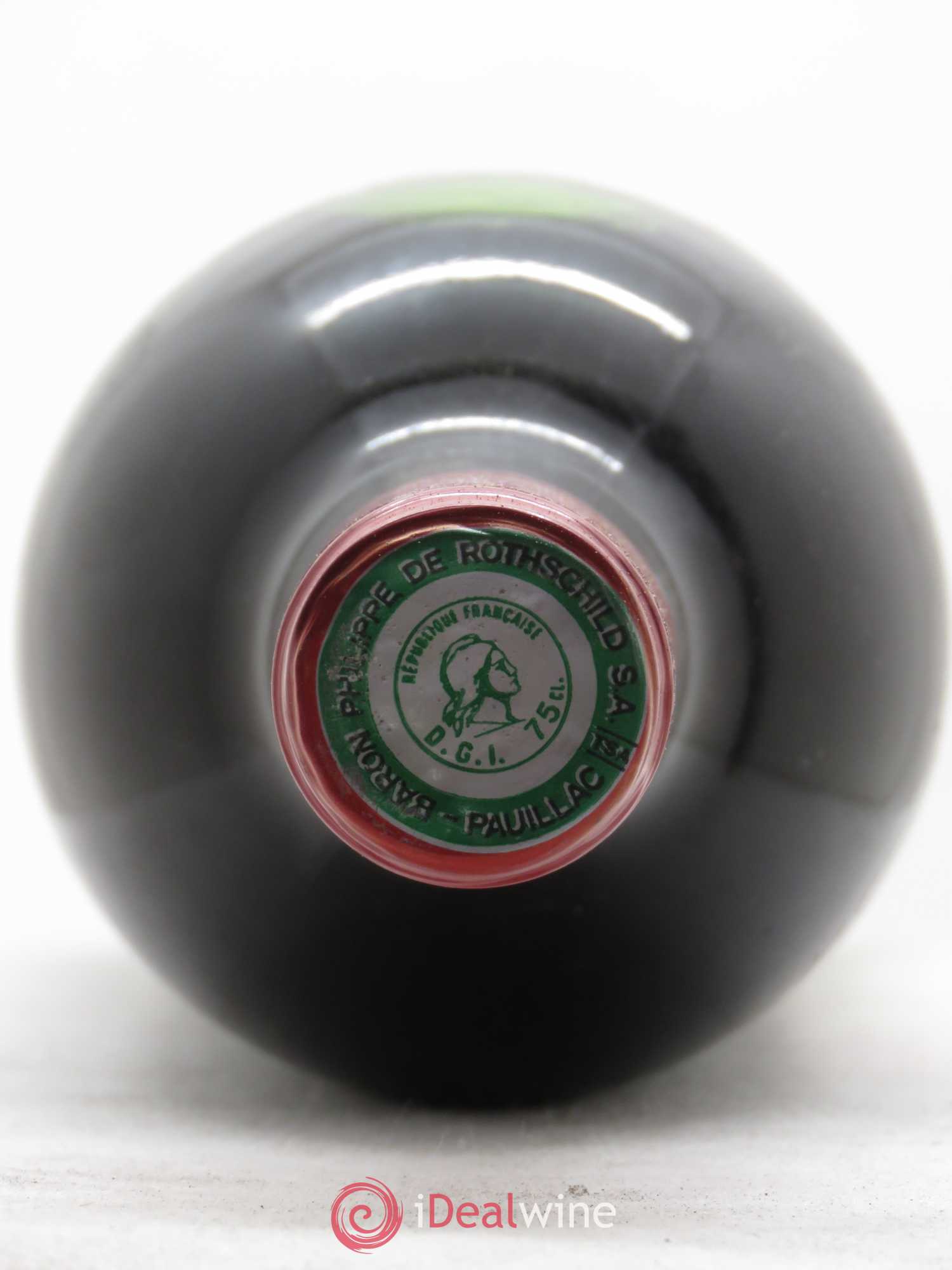 Château Mouton Rothschild 1er Grand Cru Classé 1975 - Lot de 3 bouteilles - 1