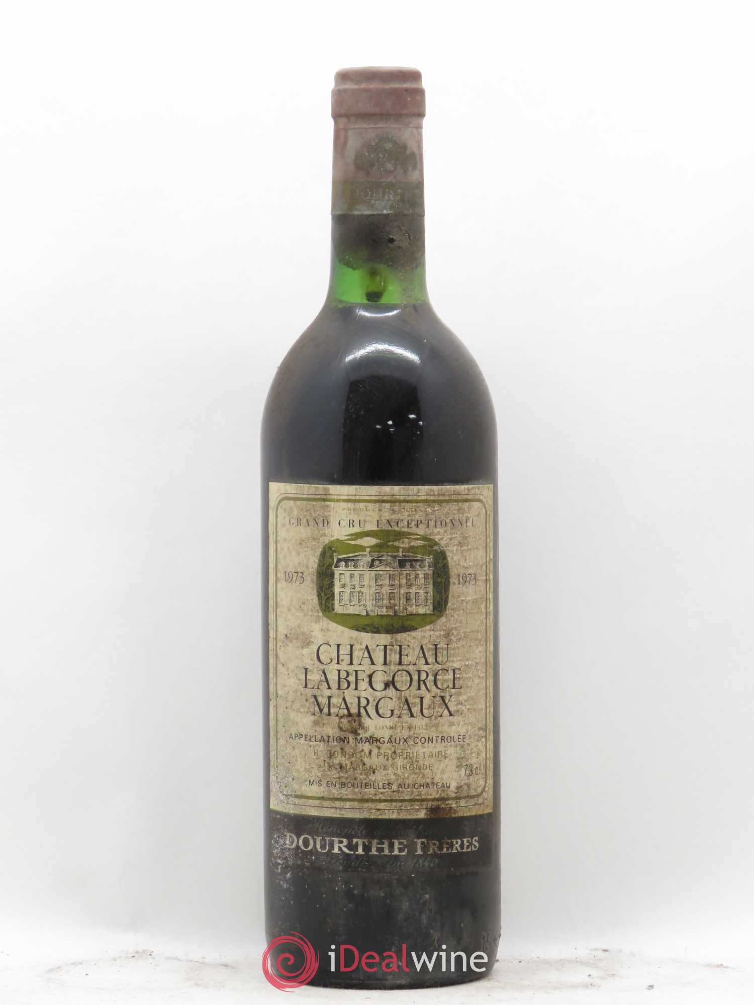 Château Labegorce Cru Bourgeois Dourthe Frères 1973 - Posten von 1 Flasche - 0