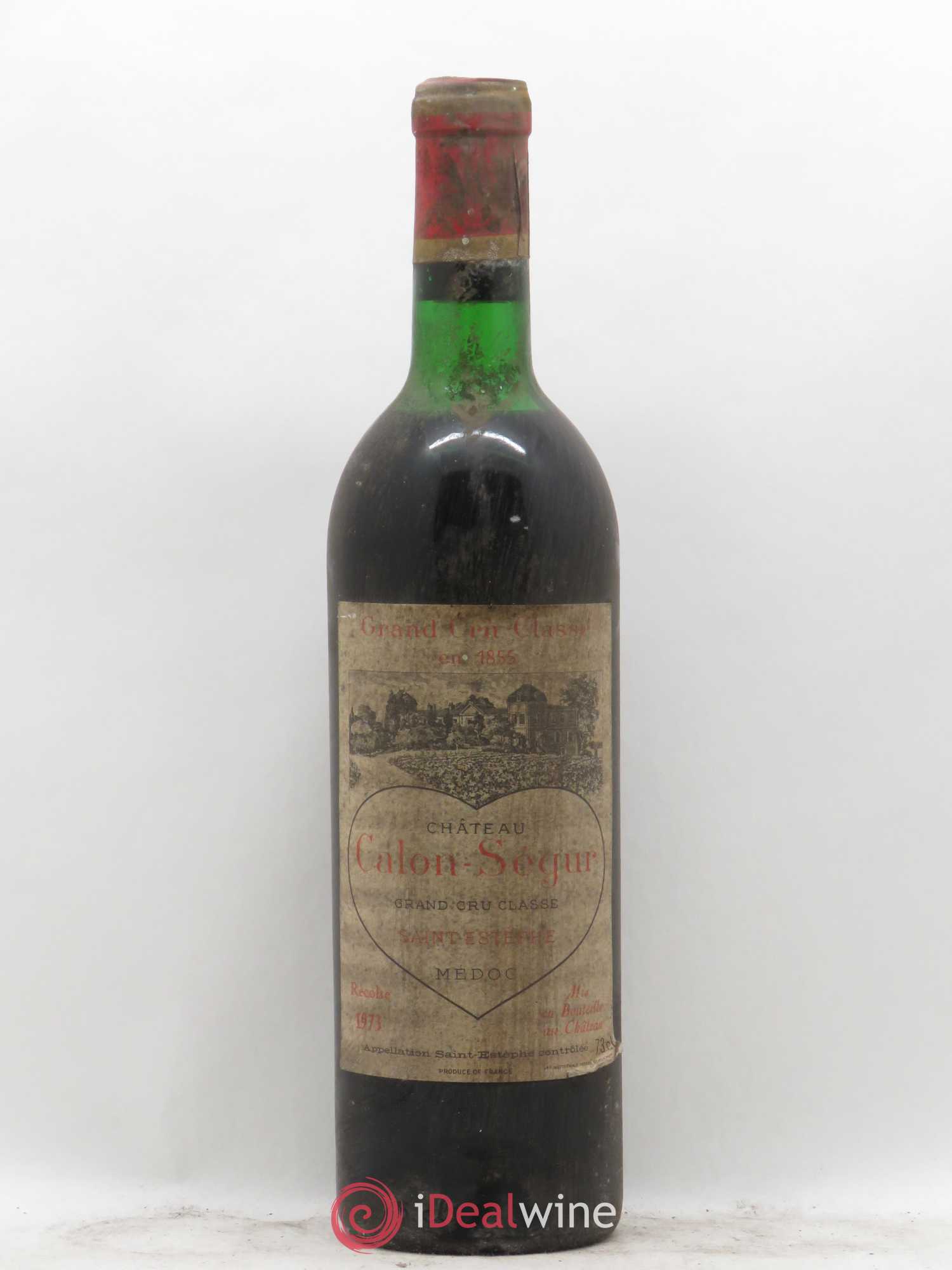 Château Calon Ségur 3ème Grand Cru Classé 1973 - Lot de 1 bouteille - 0