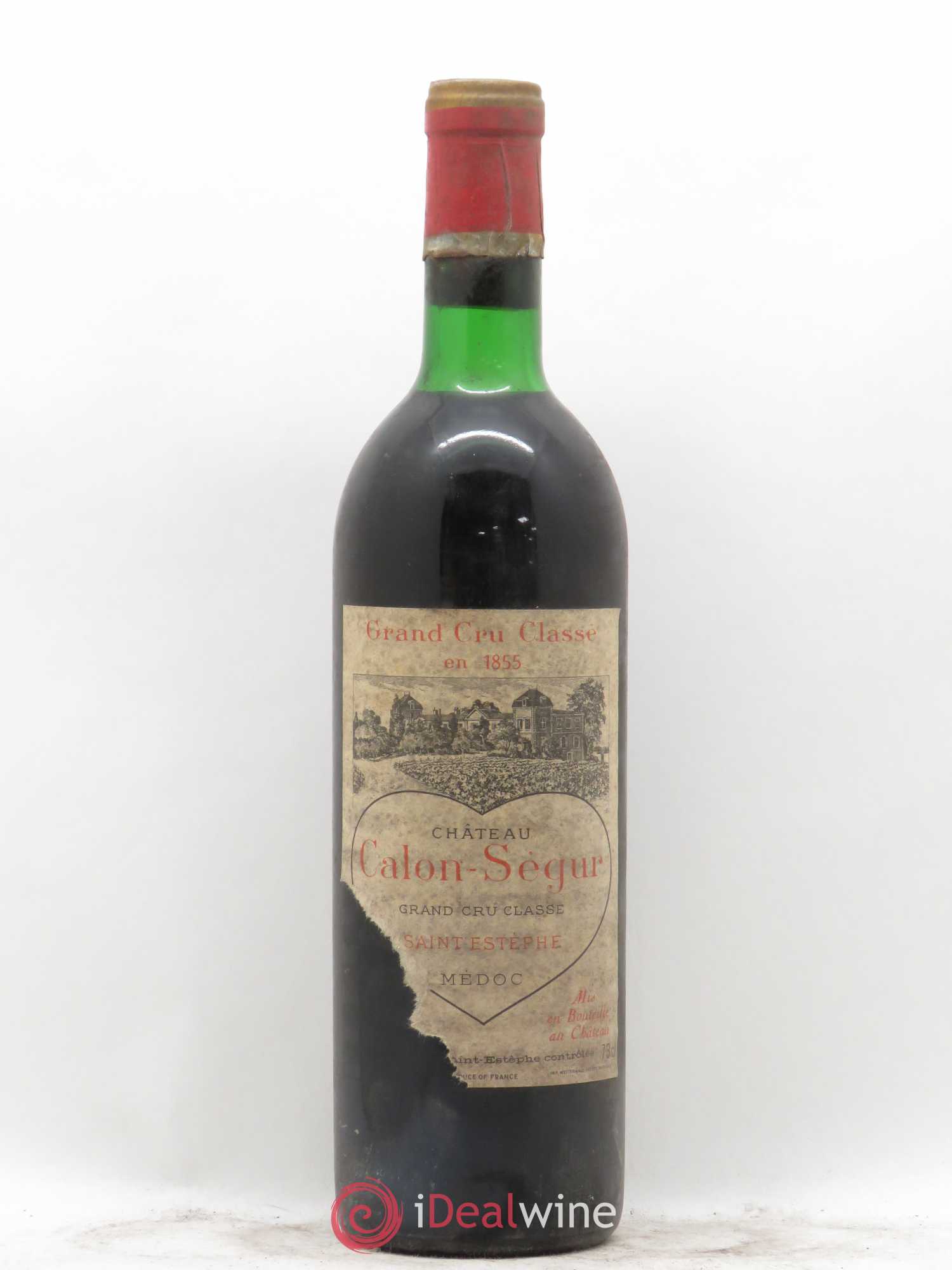 Château Calon Ségur 3ème Grand Cru Classé Présumé 1973 (sans prix de réserve) - Posten von 1 Flasche - 0