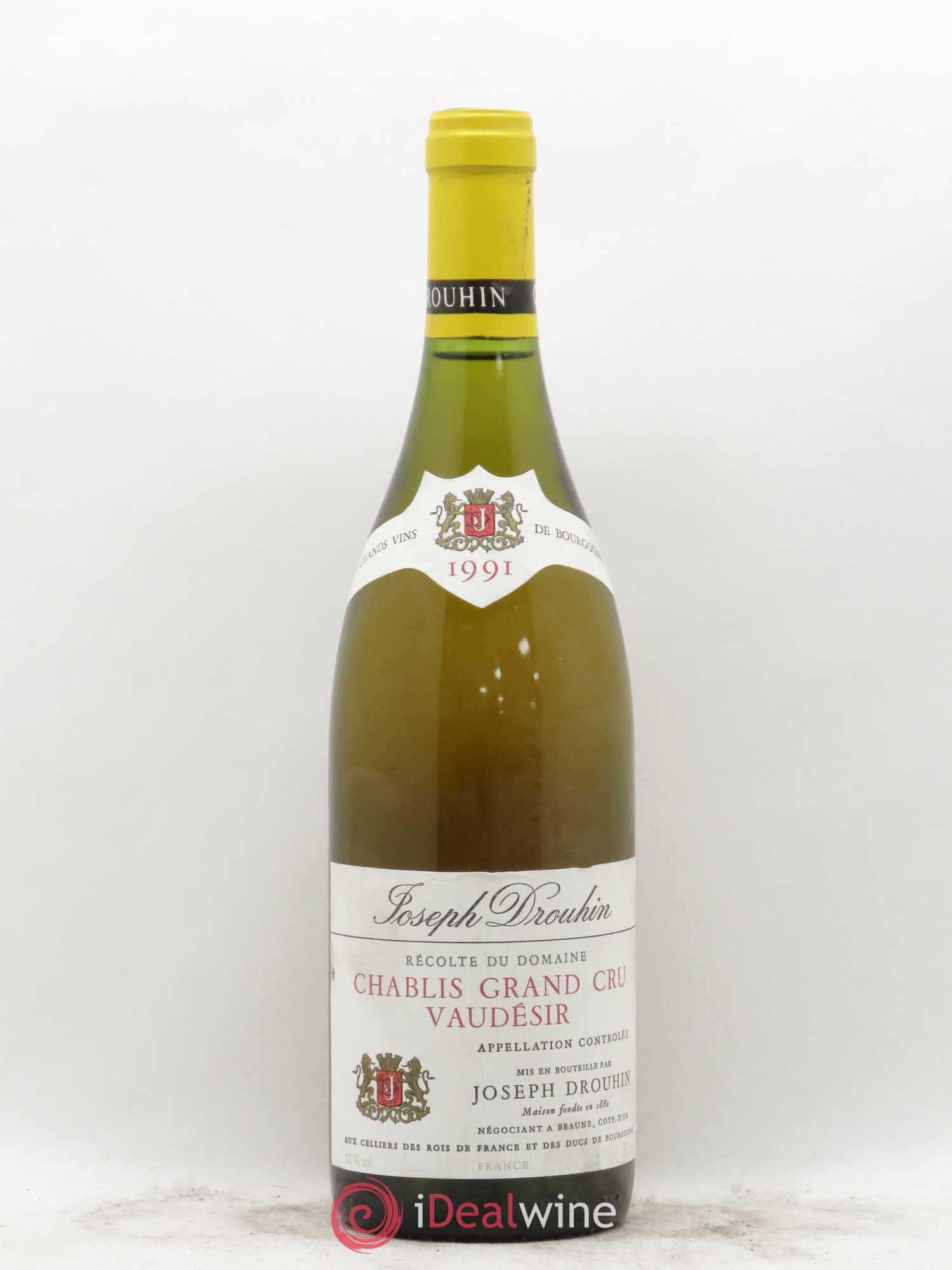 Chablis Grand Cru Vaudésir Joseph Drouhin 1991 - Posten von 1 Flasche - 0