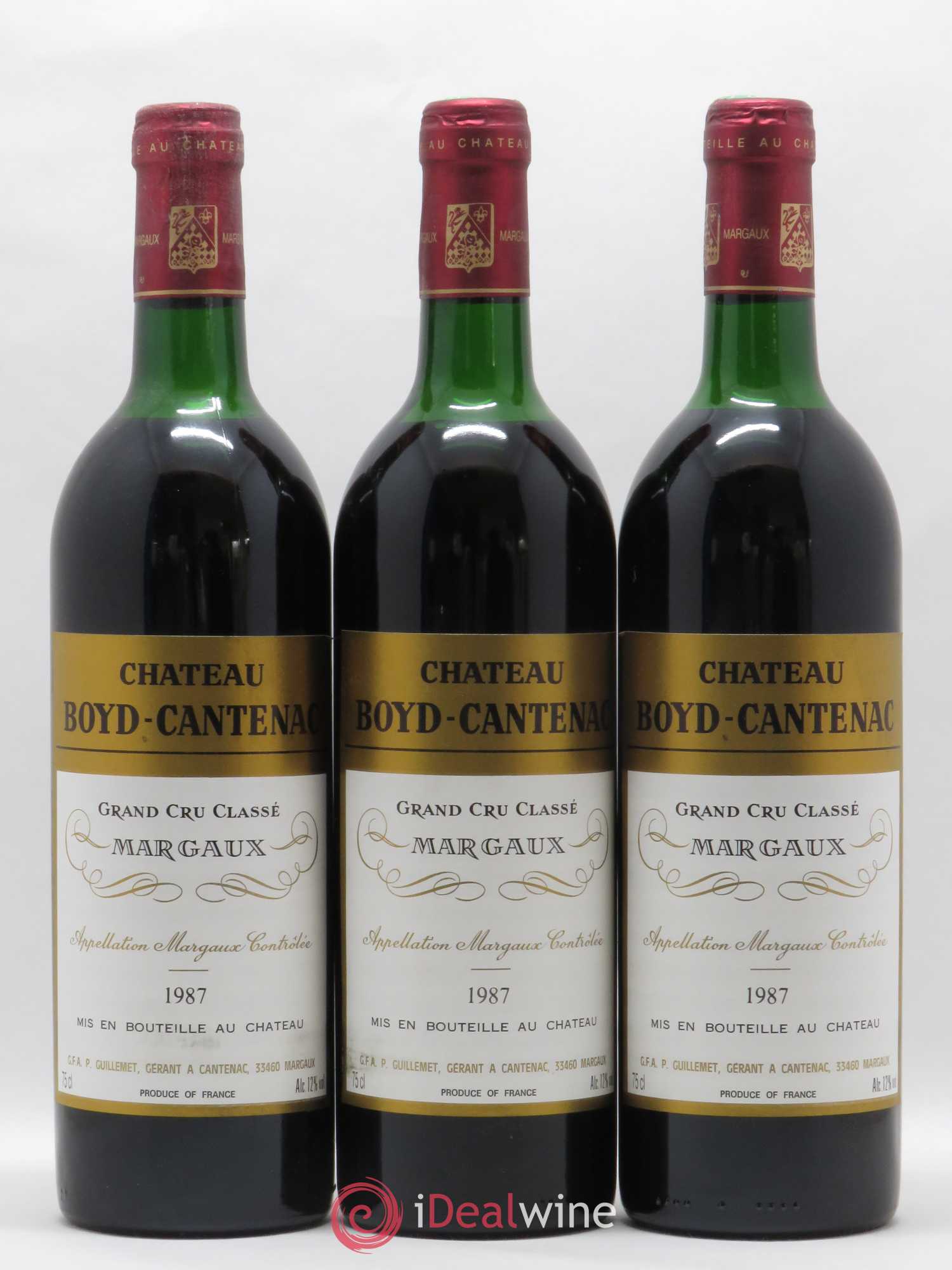 Château Boyd Cantenac 3ème Grand Cru Classé 1987 - Lot de 12 bouteilles - 2