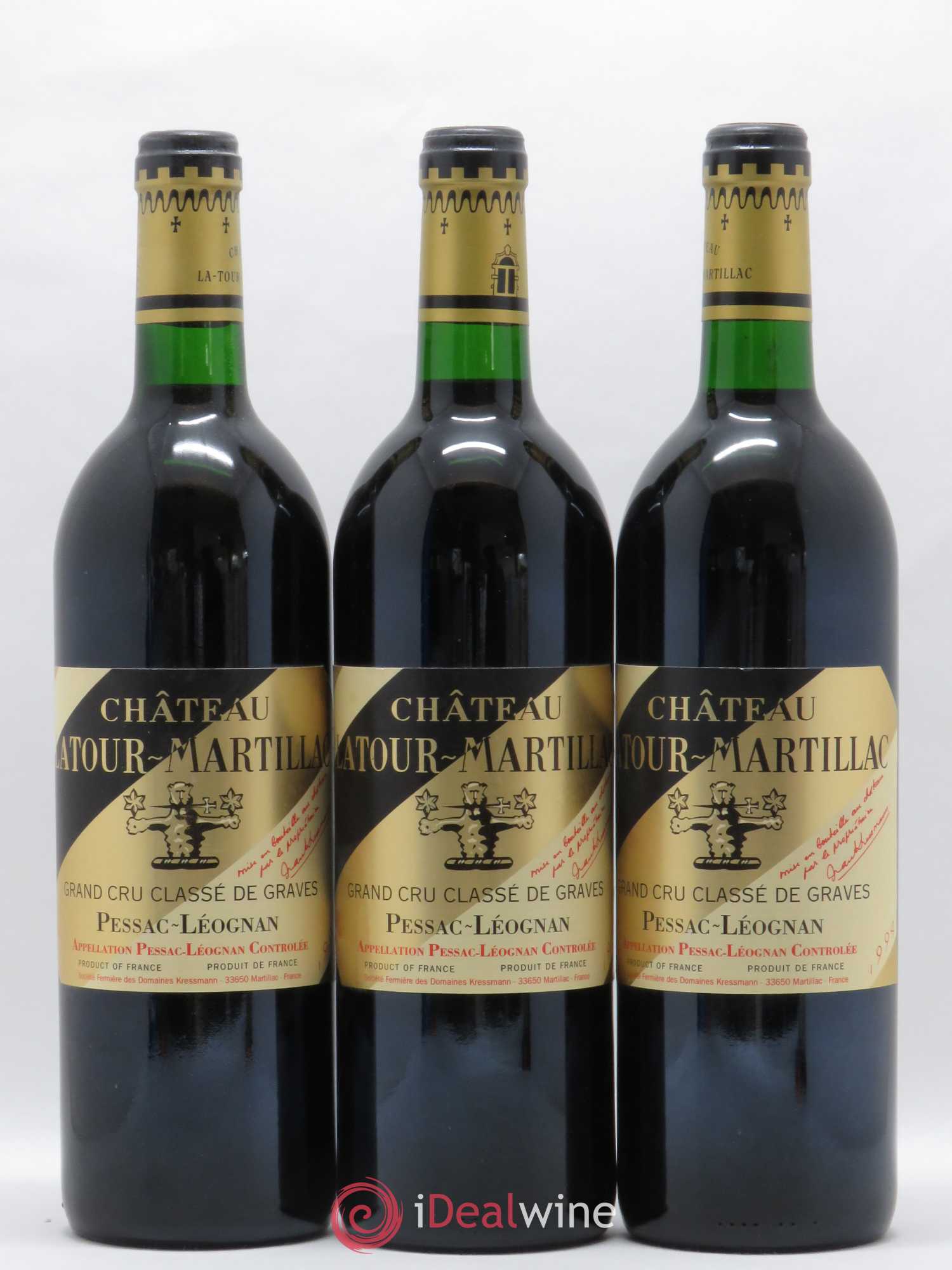Château Latour-Martillac Cru Classé de Graves 1994 - Lotto di 12 bottiglie - 1