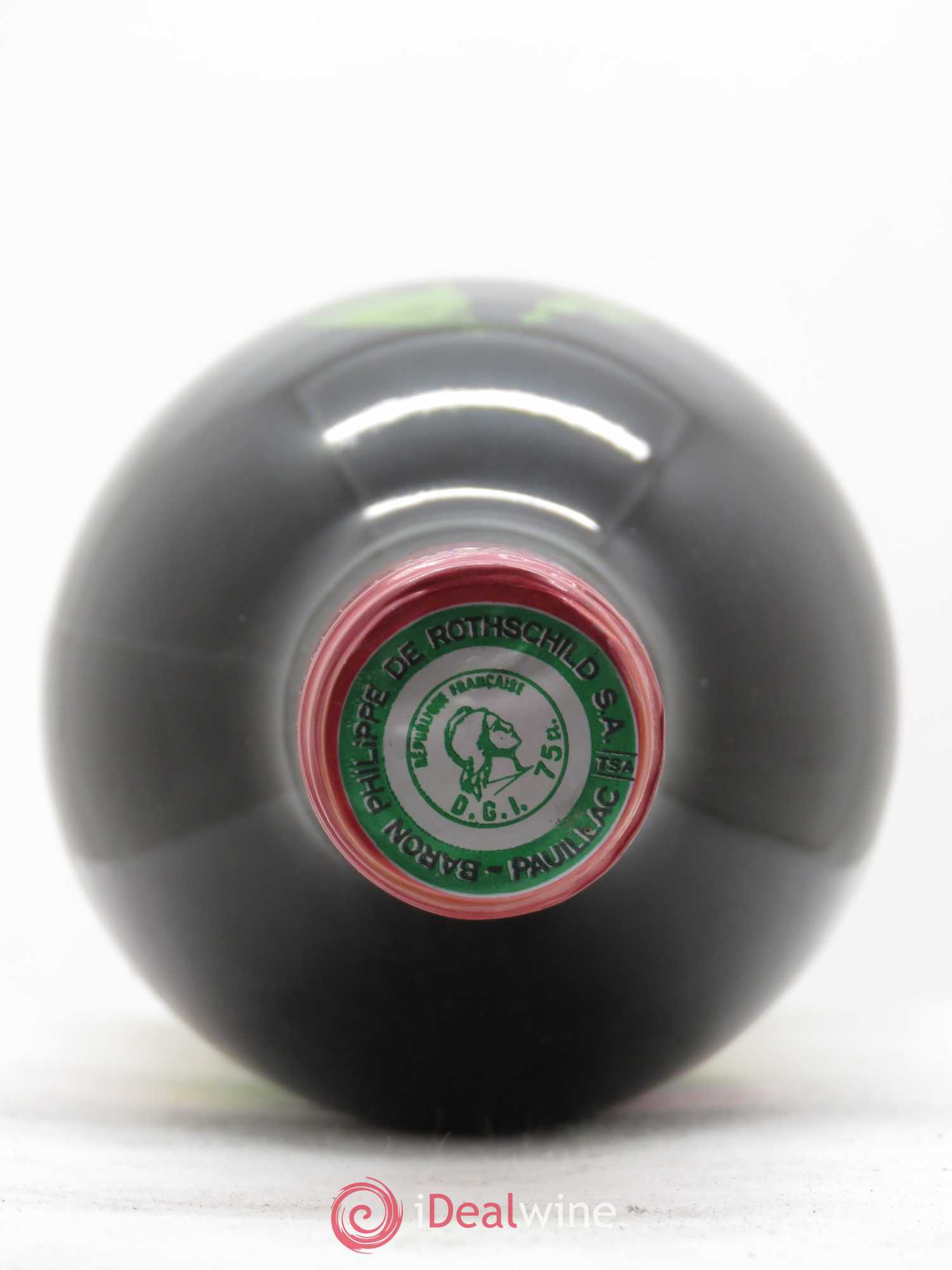 Château Mouton Rothschild 1er Grand Cru Classé 1975 - Lot de 1 bouteille - 1