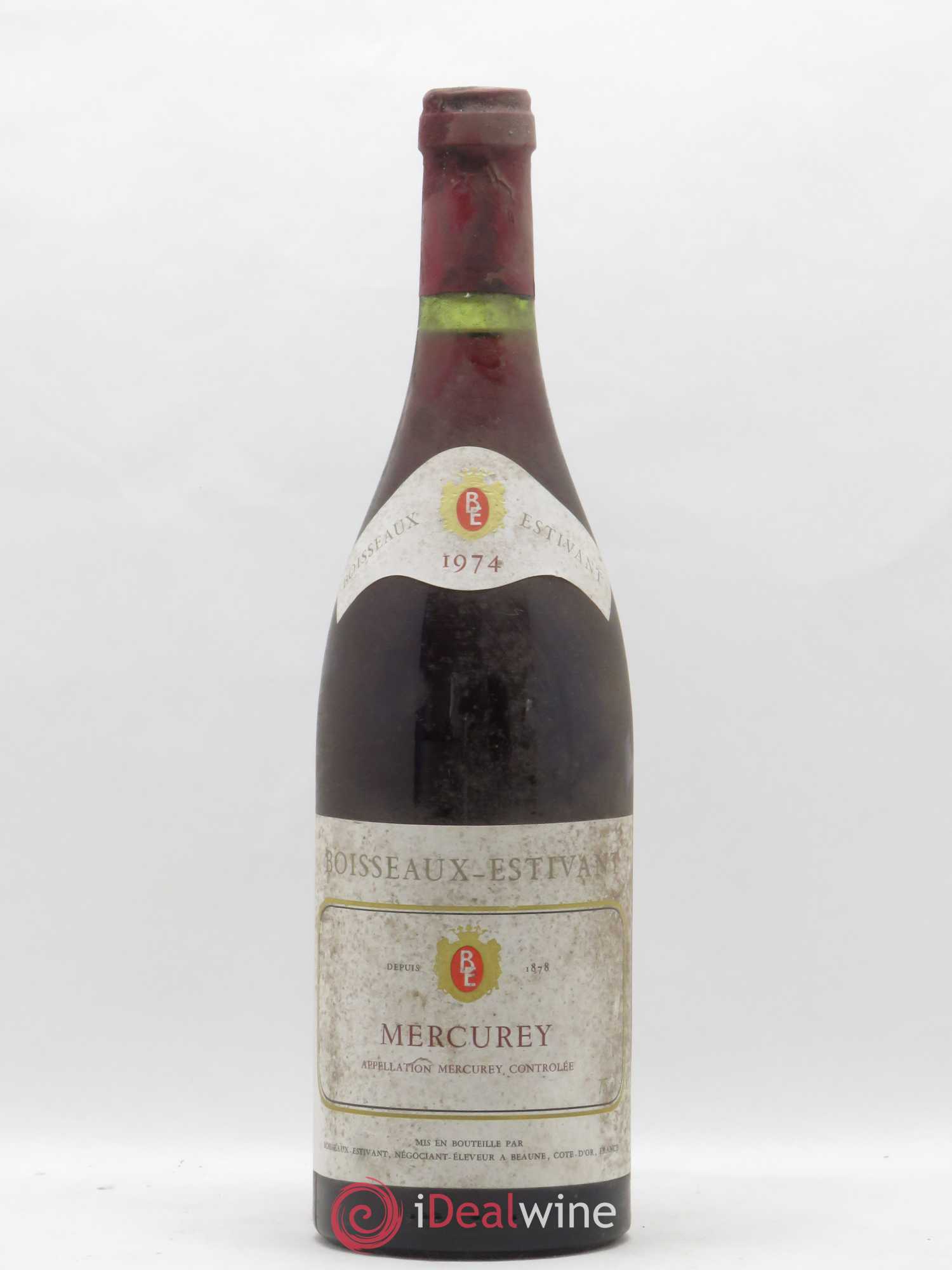 Mercurey Boisseaux Estivant 1974 - Lot de 1 bouteille - 0
