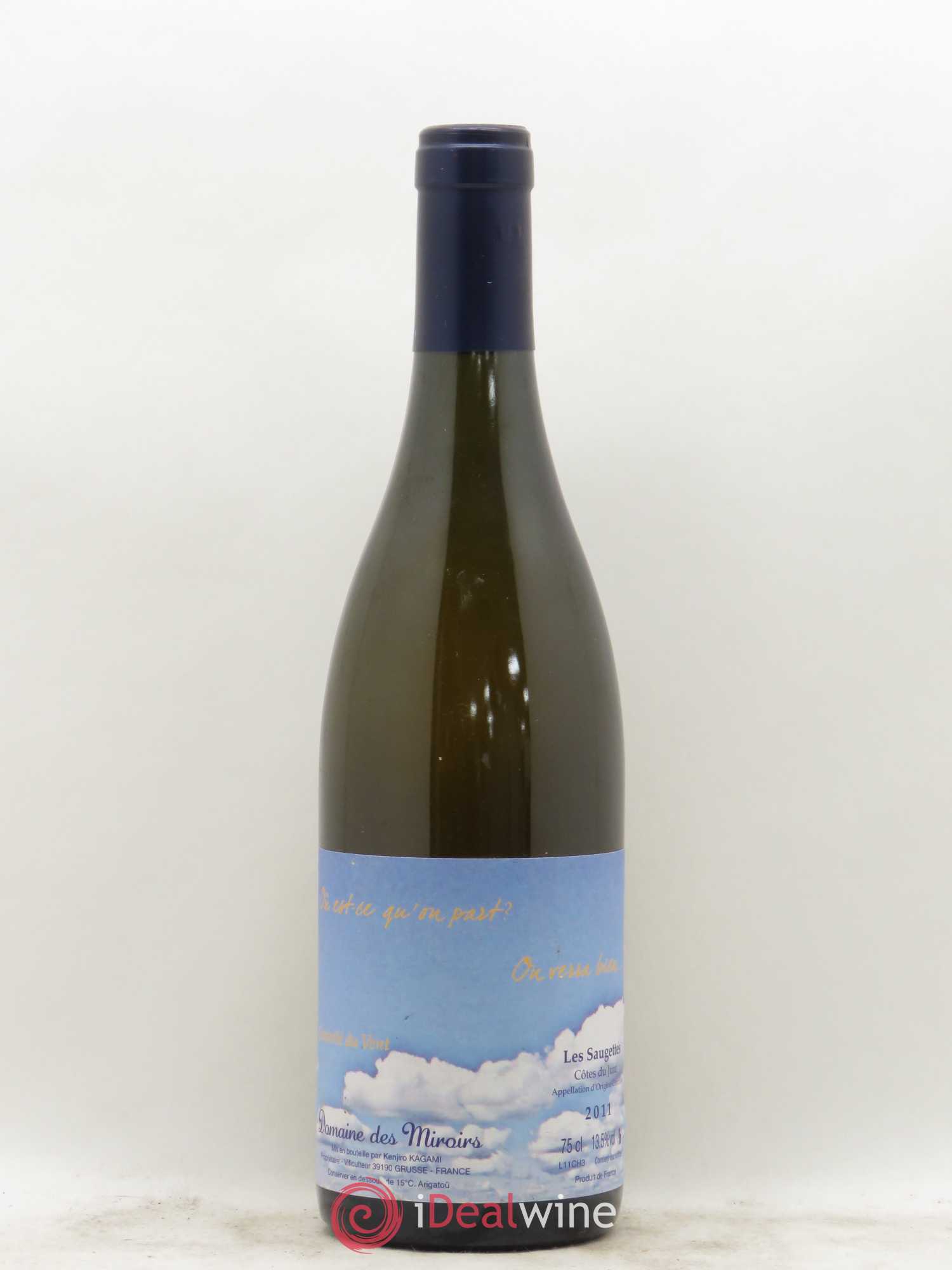 Vin de France Sonorité du vent Les saugettes Kenjiro Kagami - Domaine des Miroirs Où est-ce qu'on part? On verra bien... 2011 - Lotto di 1 bottiglia - 0